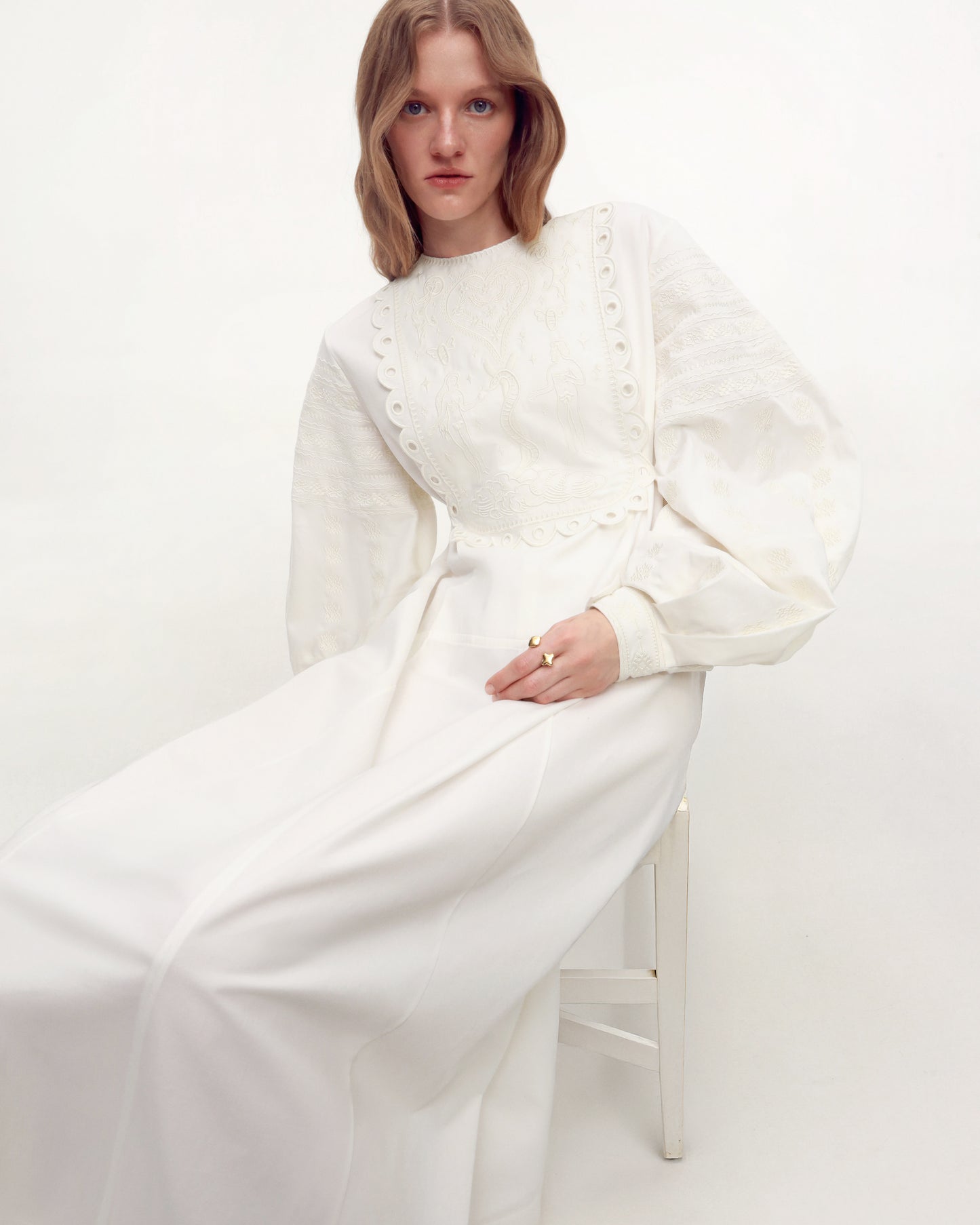 Lukia Embroidered Dress
