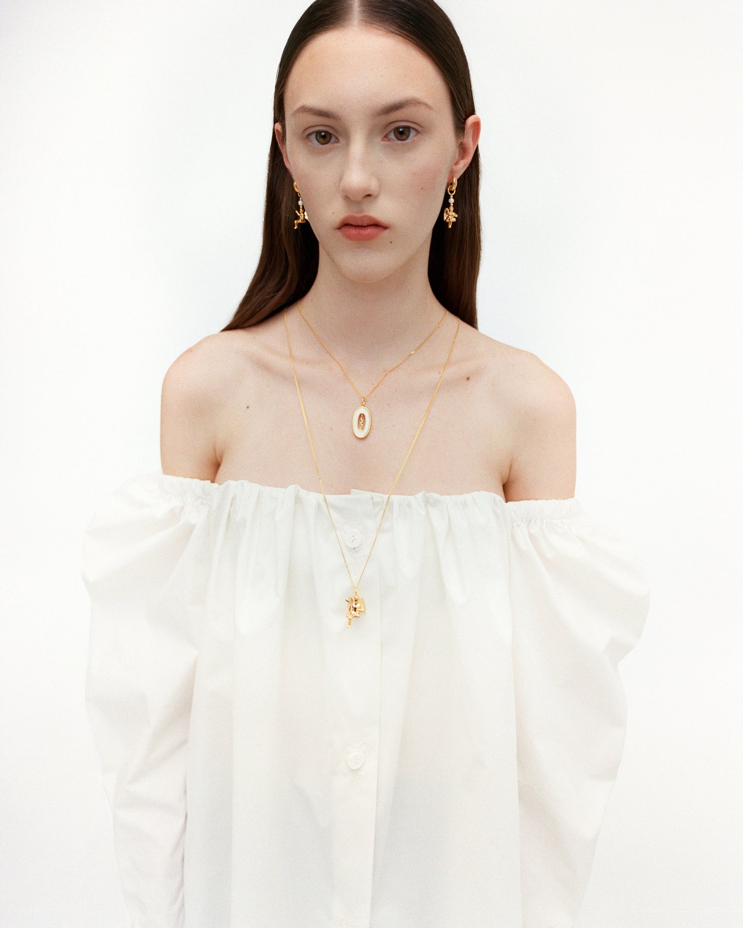 Angel Earrings-Pendants Set