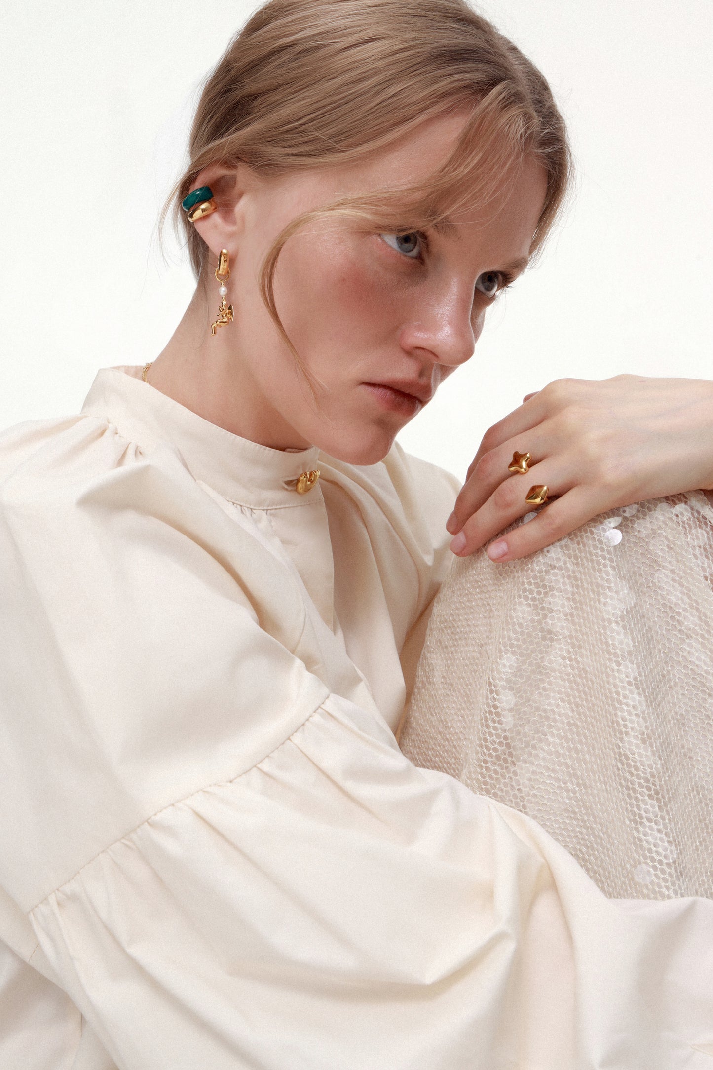 Prydane Gold-Plated Ring