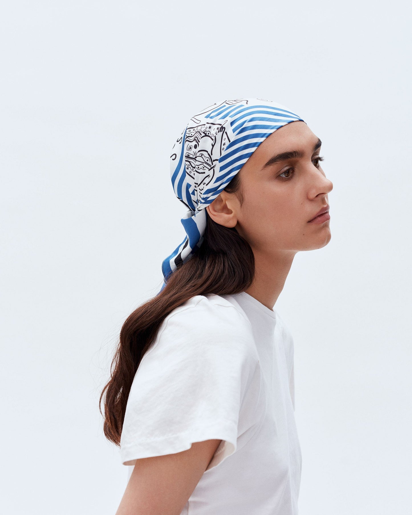 Silk Scarf Vedmid-Hora and Mermaids