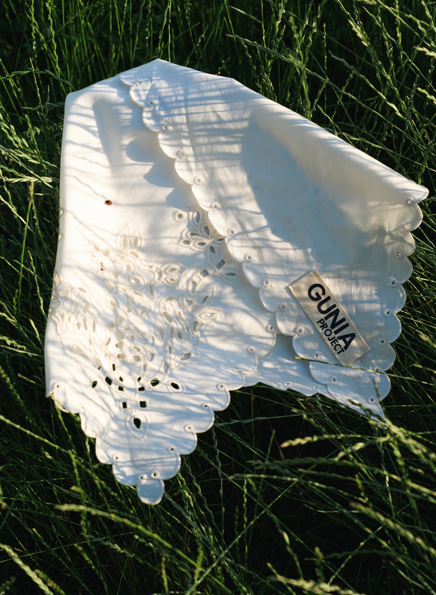 White Vytynanka Headscarf