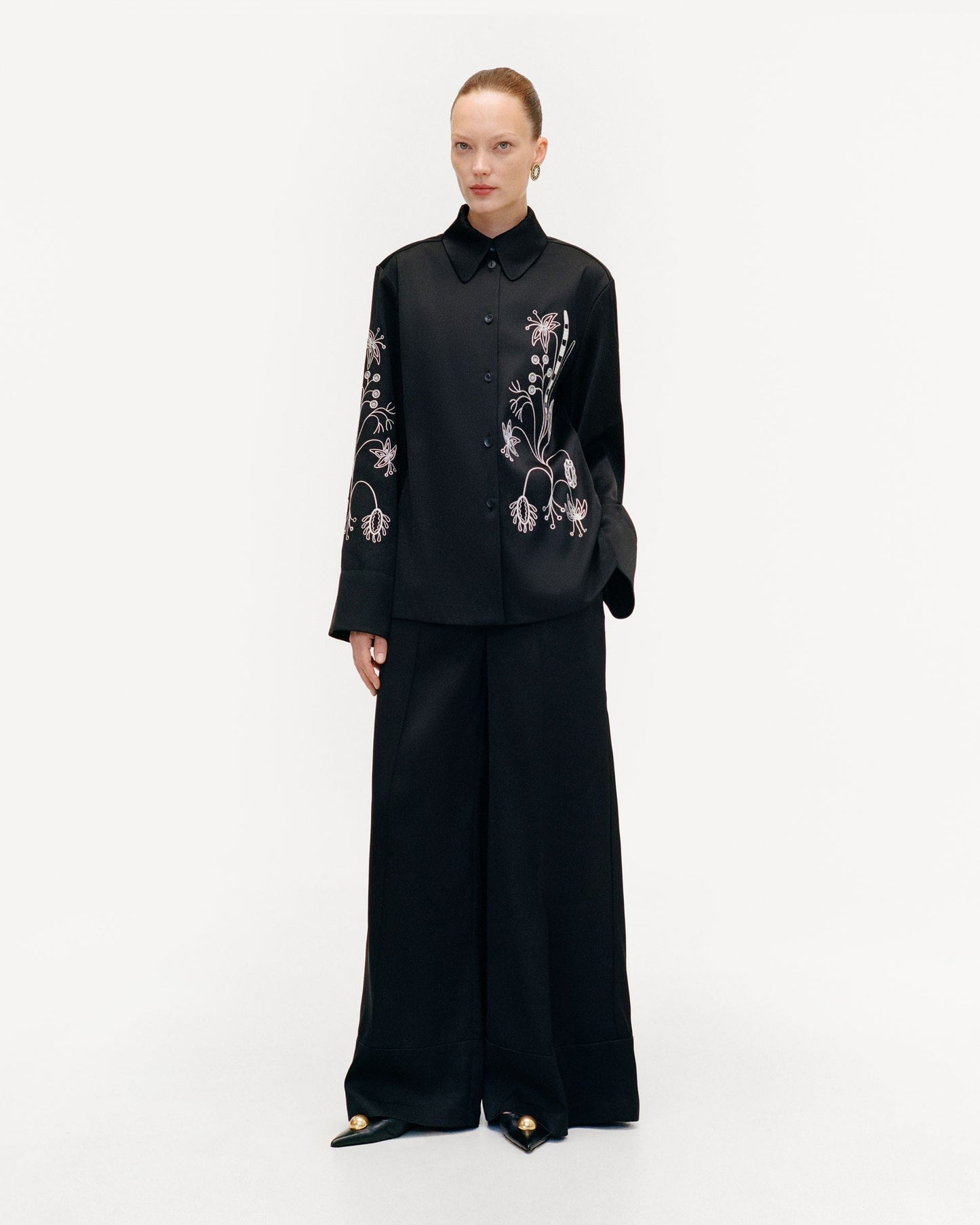 Fedora Embroidered Shirt