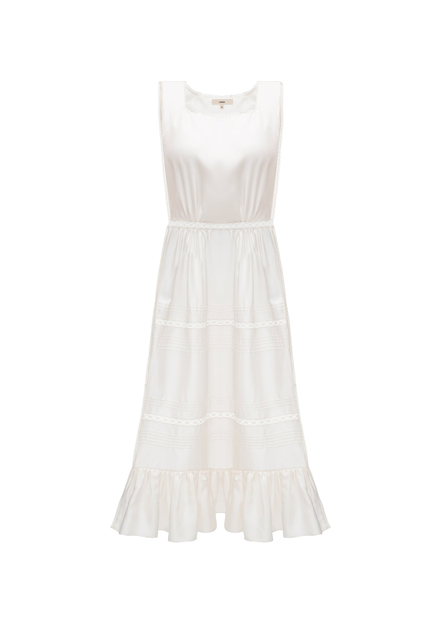 Lace Apron in Milk