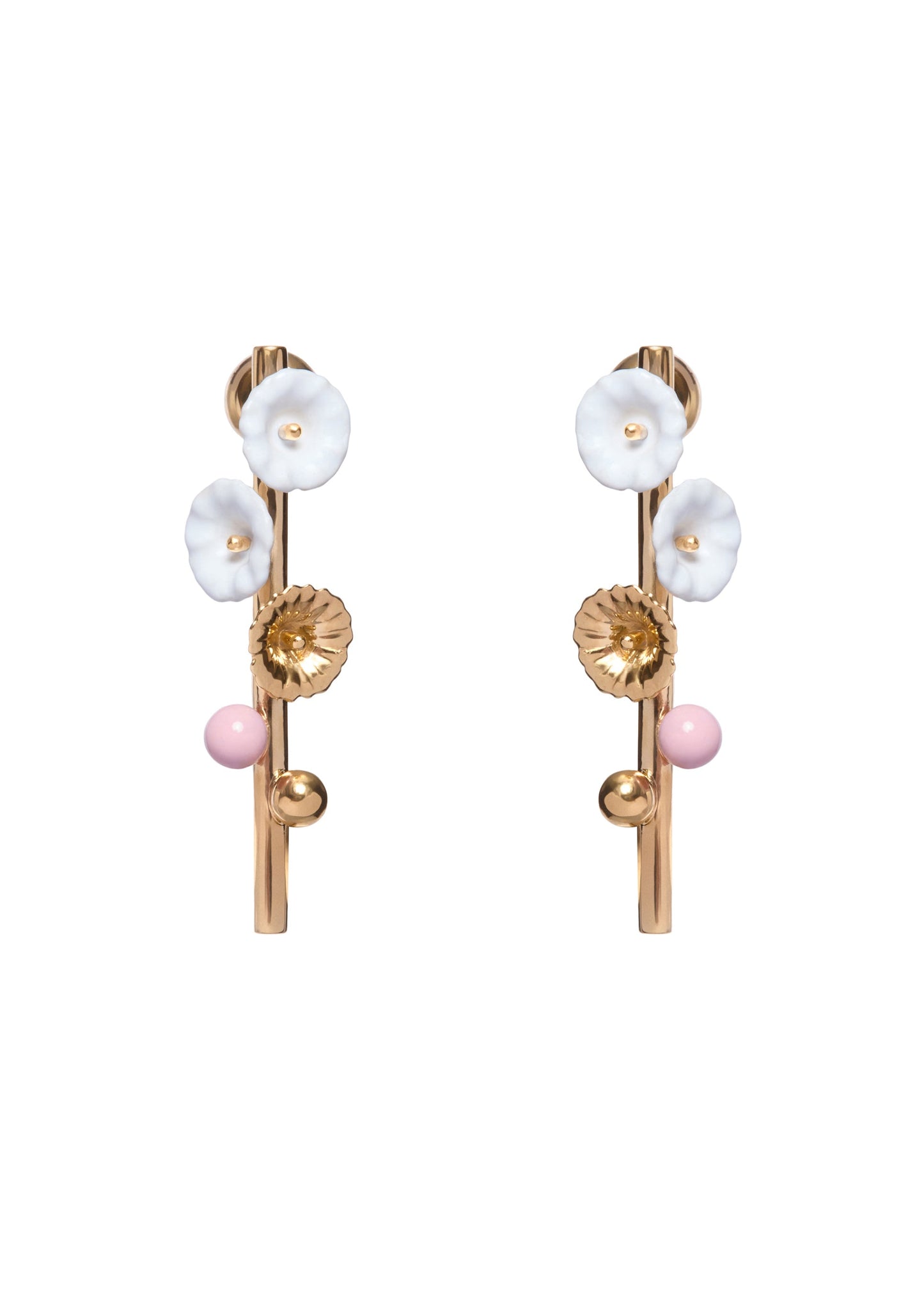 Malva Stem Earrings
