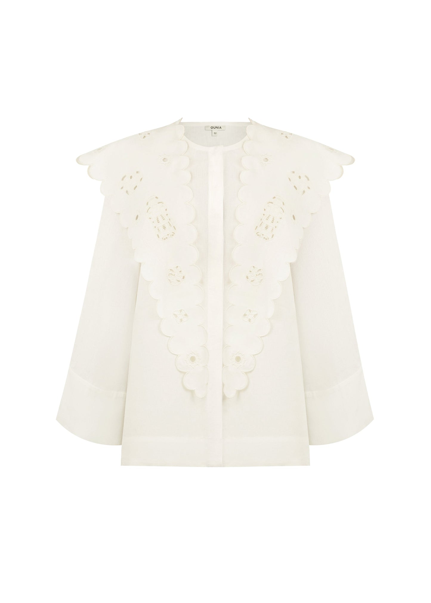 Severyna Shirt with Embroidered Collar