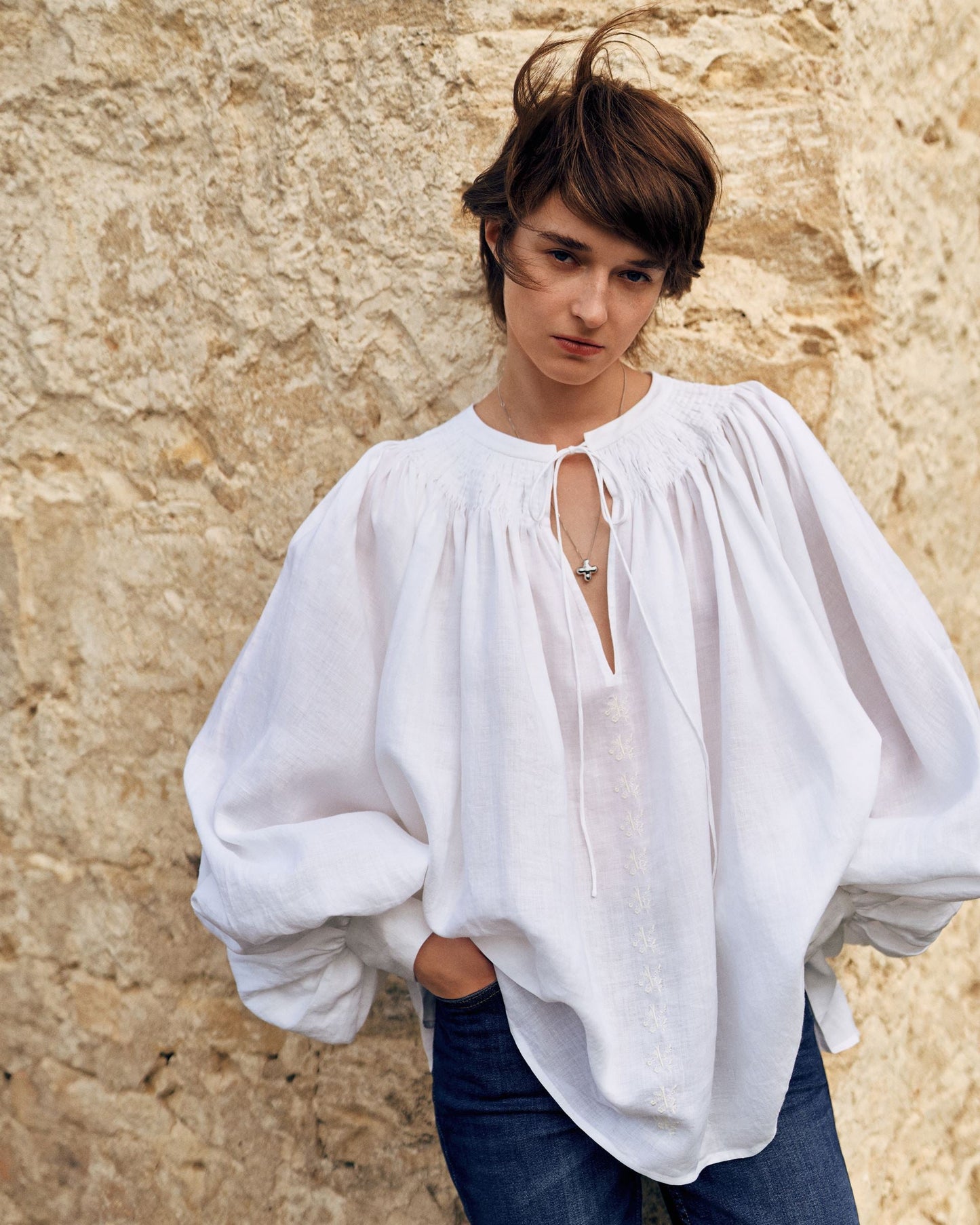 Ilariia Embroidered Shirt