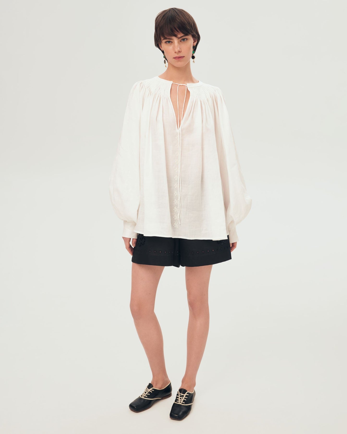 Ilariia Embroidered Shirt