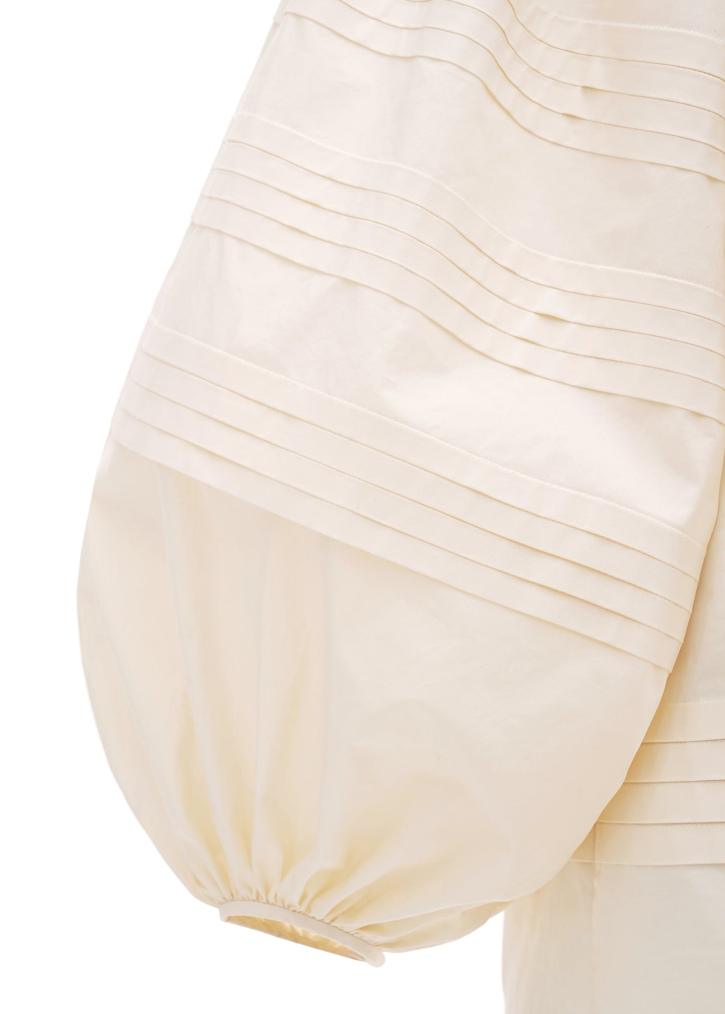 Oriiana Embroidered Shirt in Milk