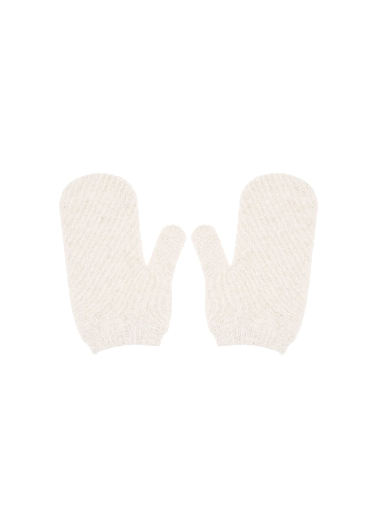 GUNIA Cashmere Mittens in Beige