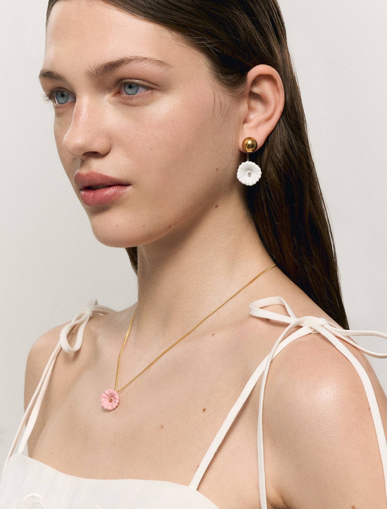 Malva Curved Earrings