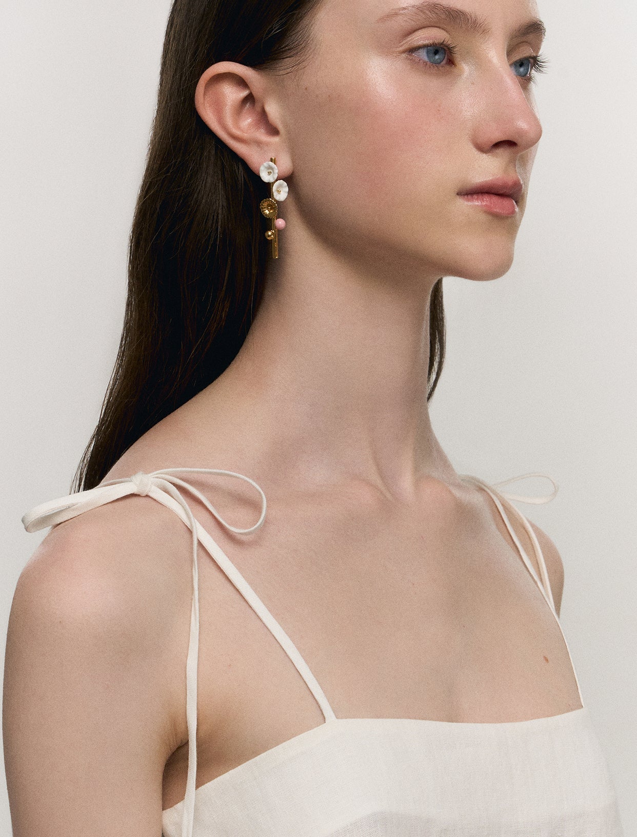 Malva Stem Earrings