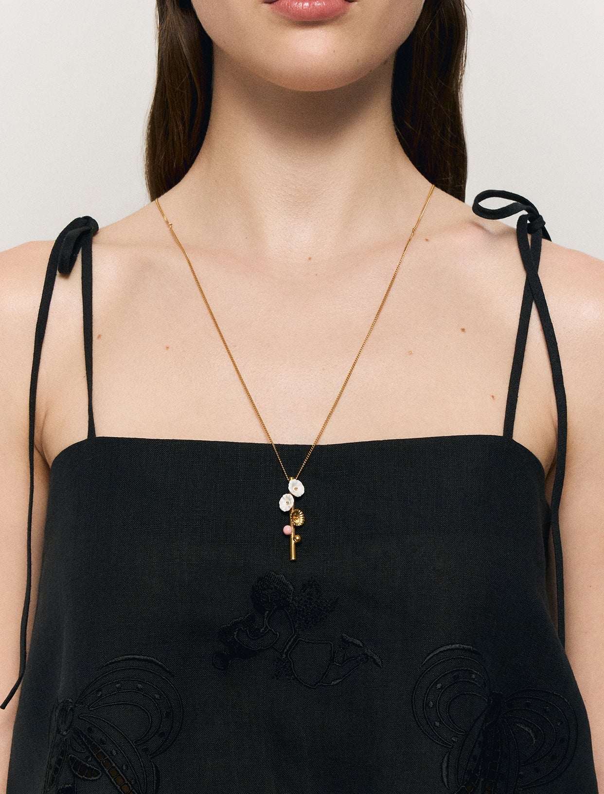 Malva Stem Pendant
