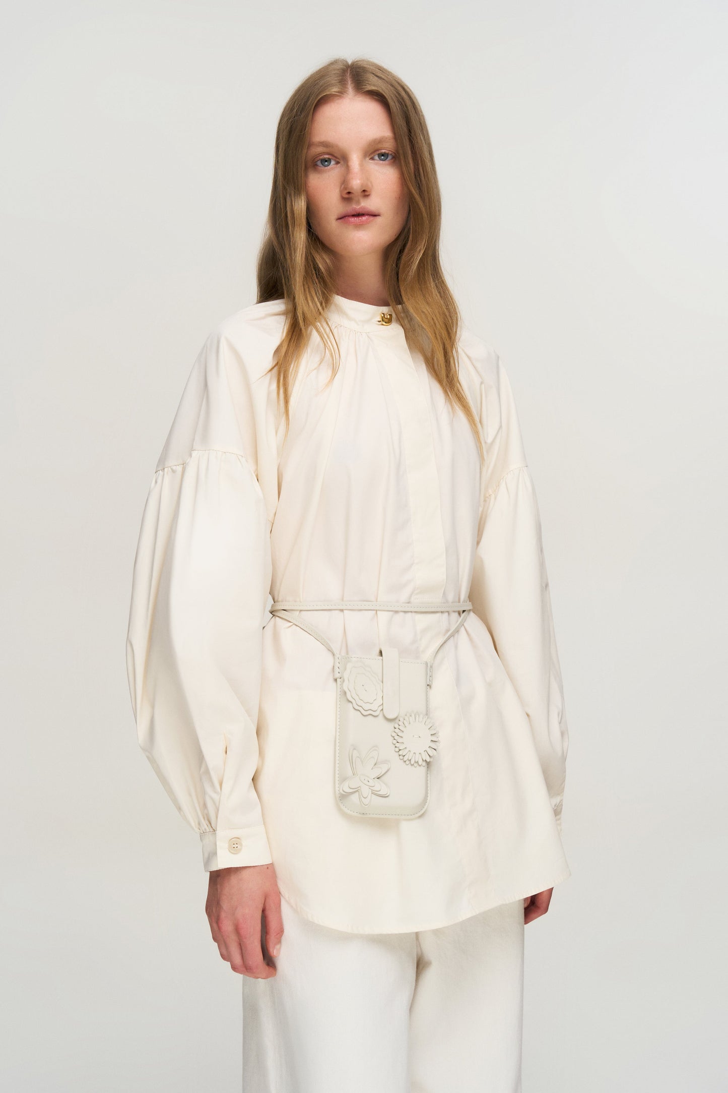 Leather Haman in White
