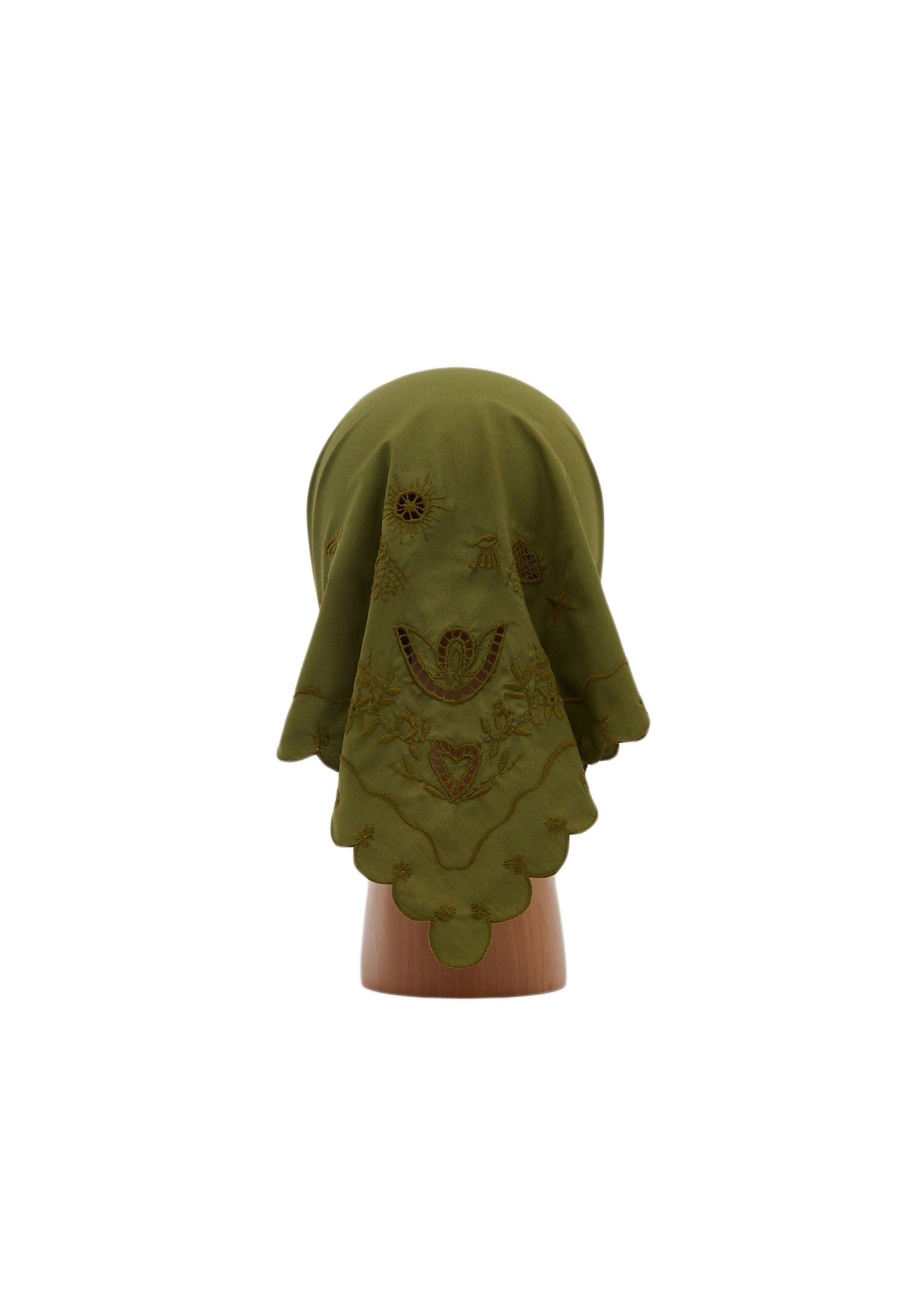Khaki Vytynanka Headscarf
