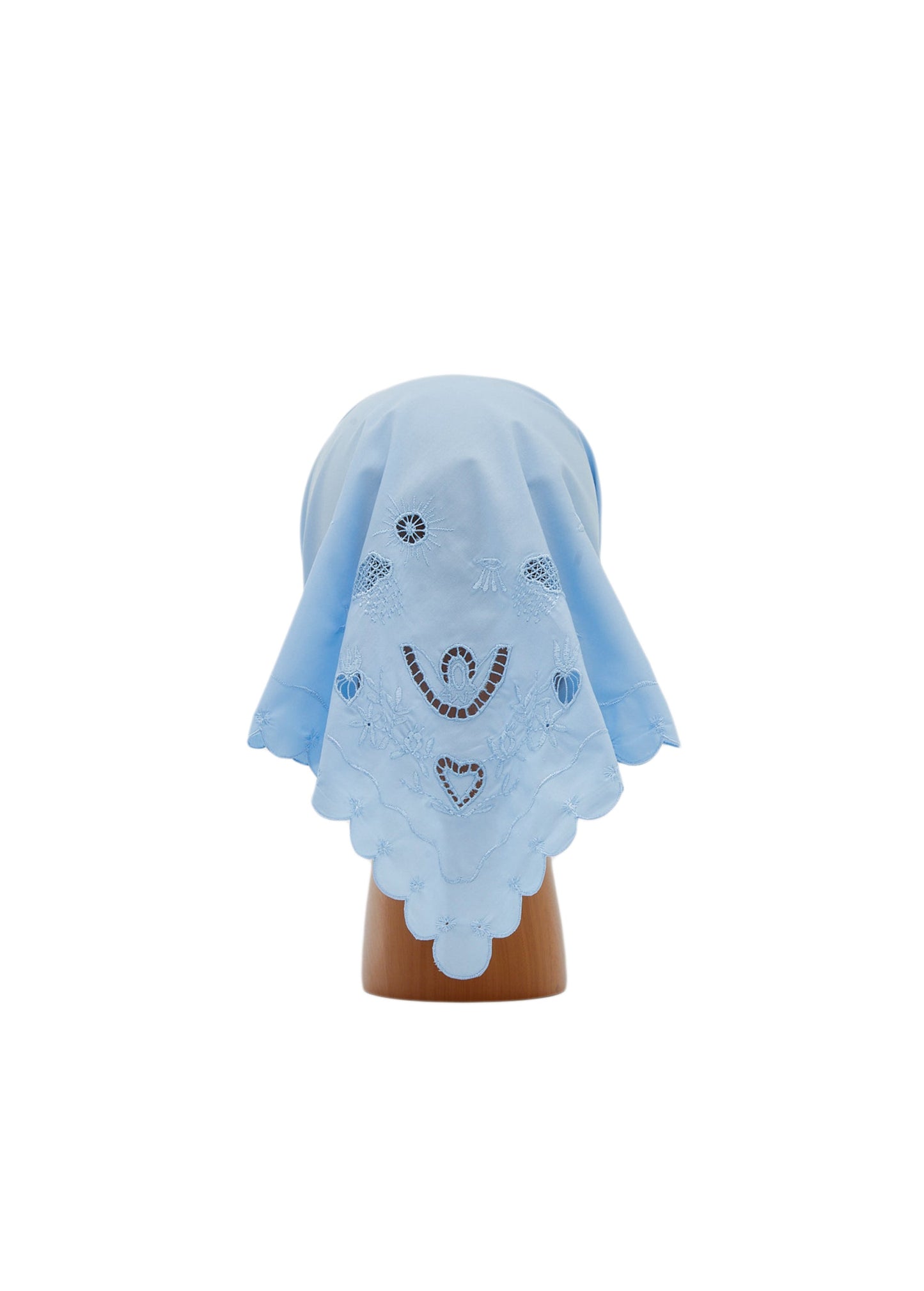 Light Blue Vytynanka Headscarf