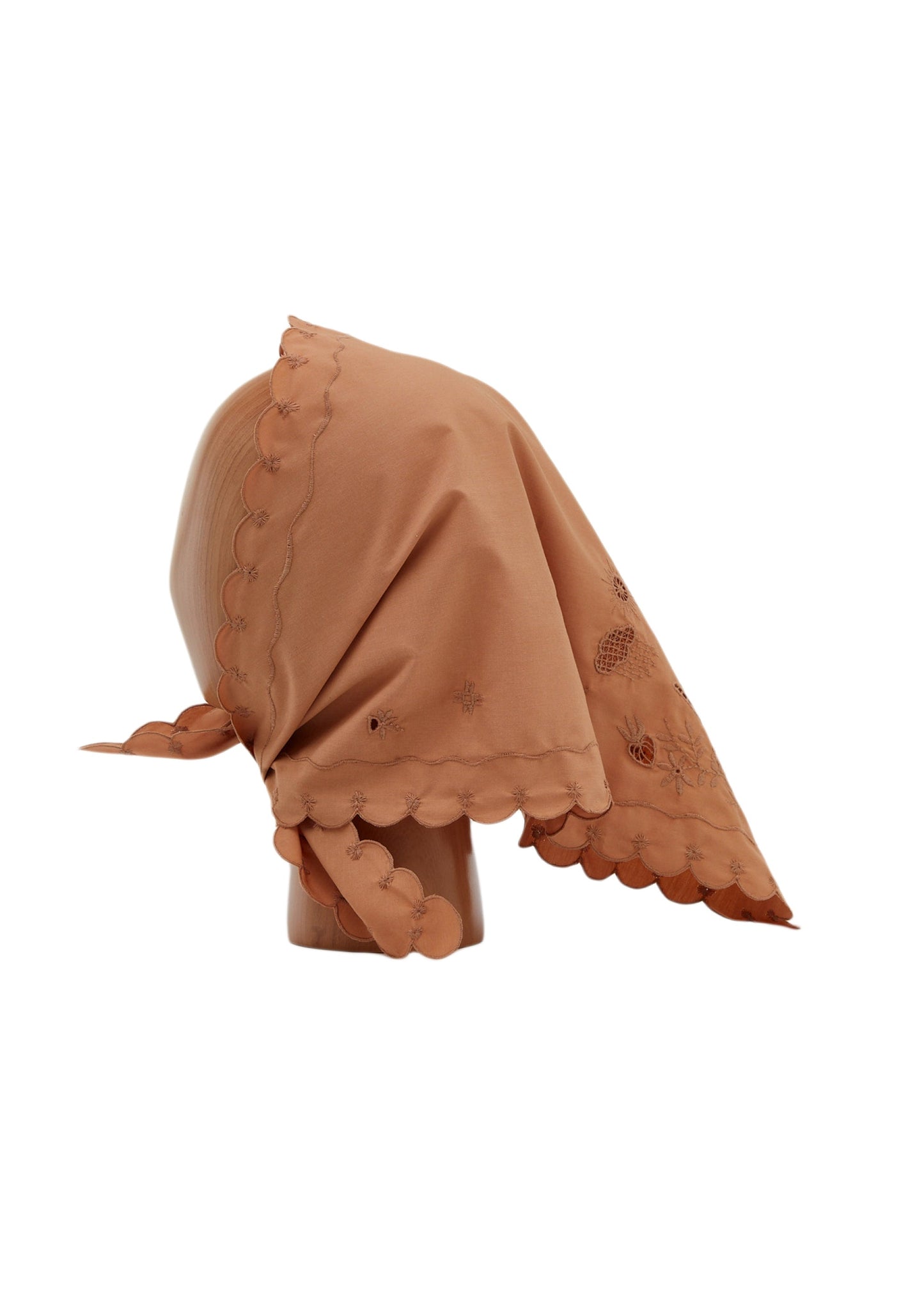 Beige Vytynanka Headscarf