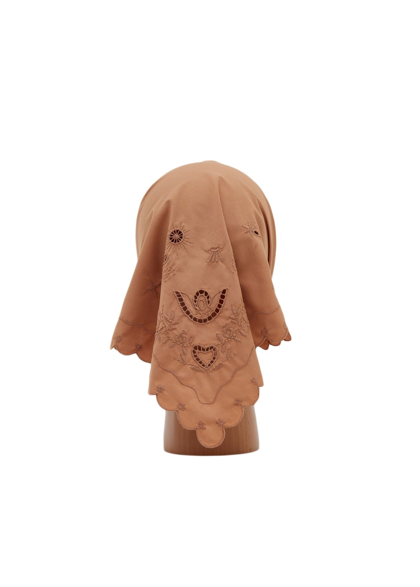 Beige Vytynanka Headscarf