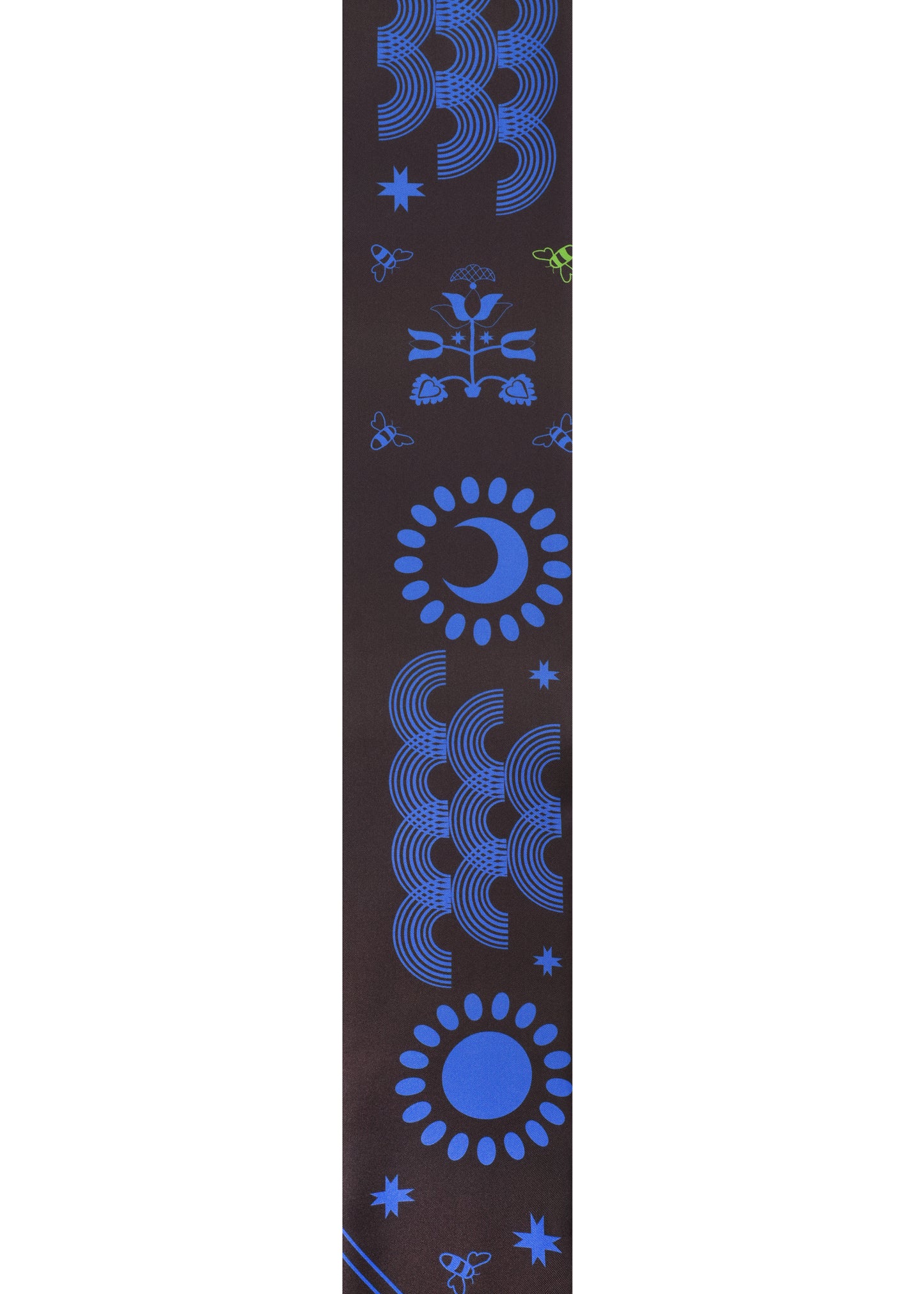 Silk headscarf long