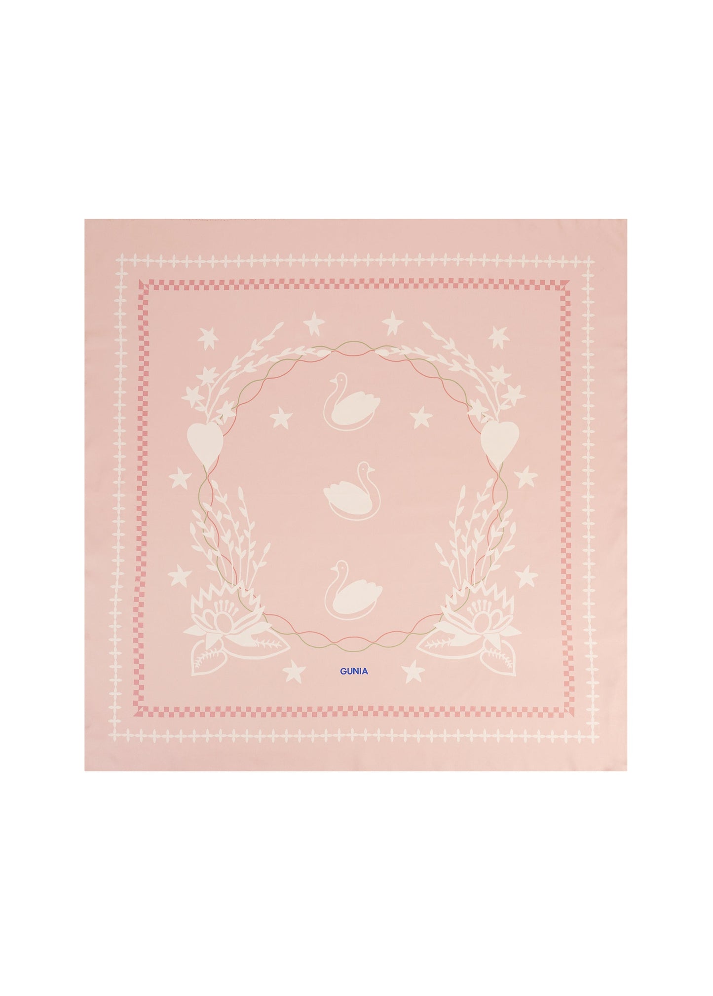 Lybid Silk Headscarf in Pink