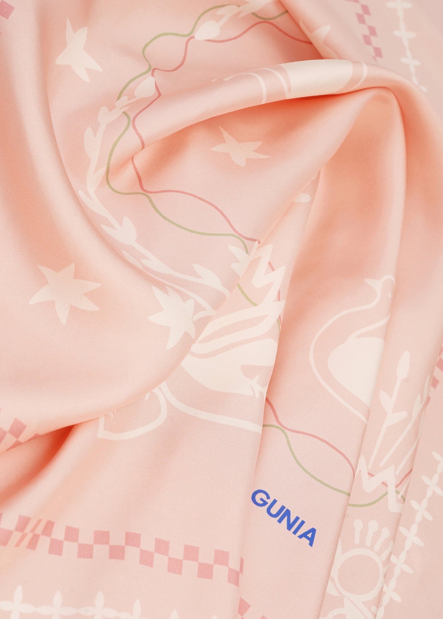 Lybid Silk Headscarf in Pink