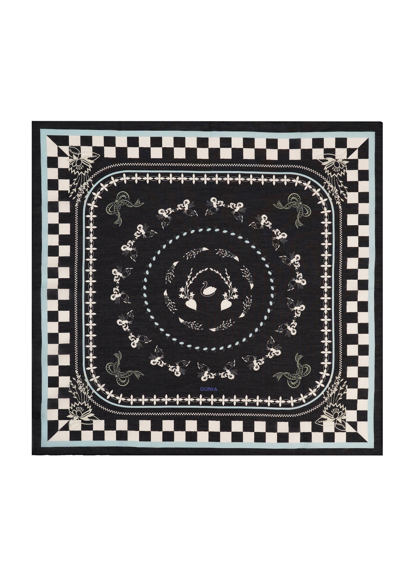 Angels Batiste Headscarf in Black