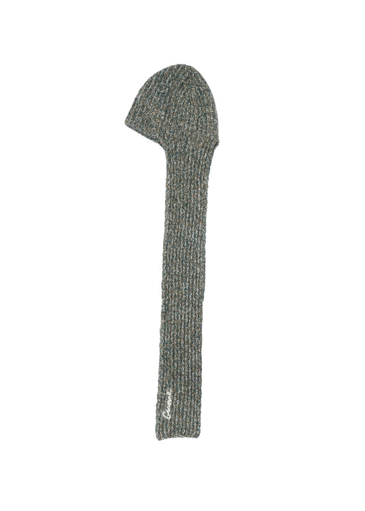 Scarf-like Beanie in Green
