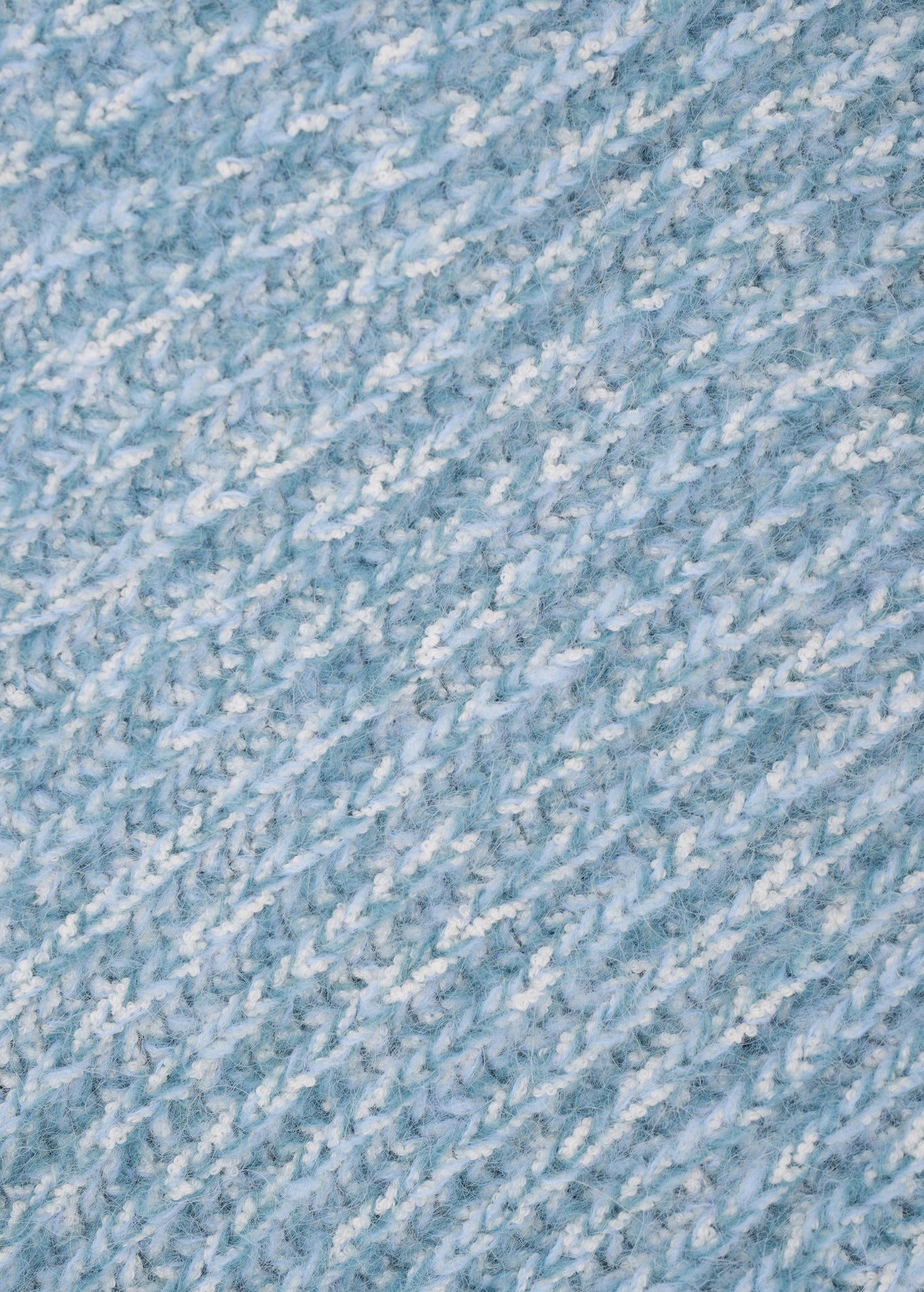 Scarf-like Beanie in Blue