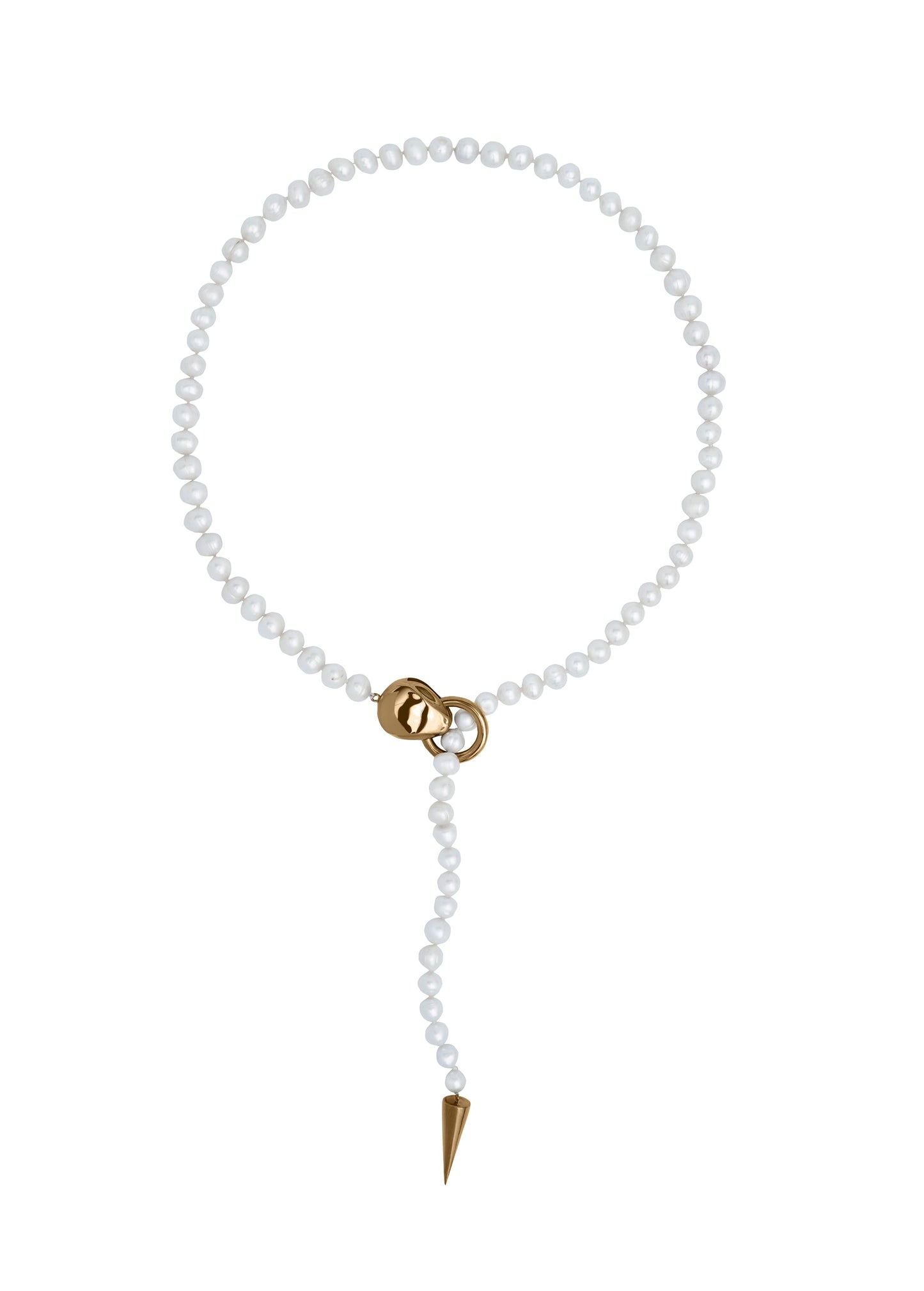 Tyras White Pearl Necklace