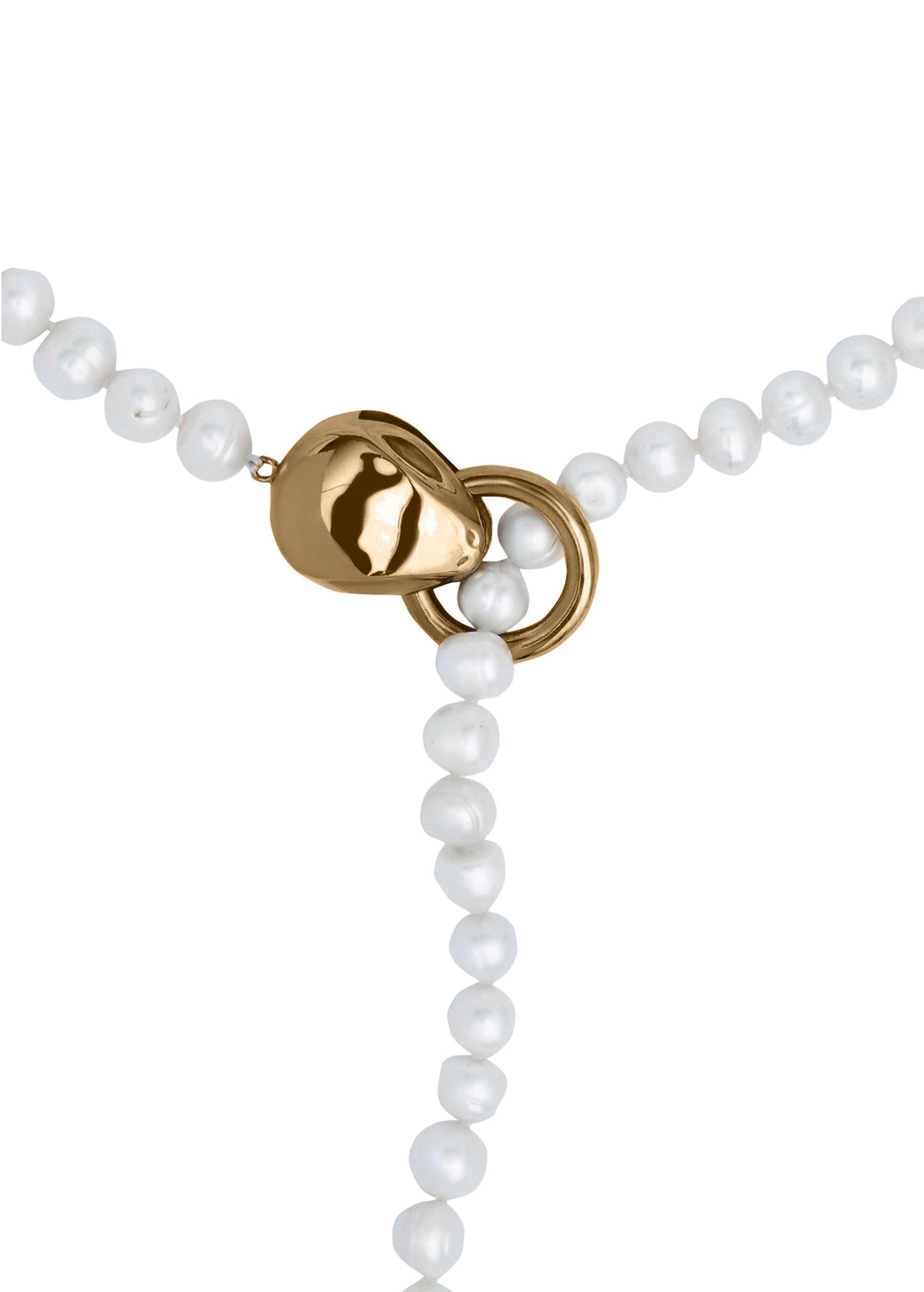Tyras White Pearl Necklace