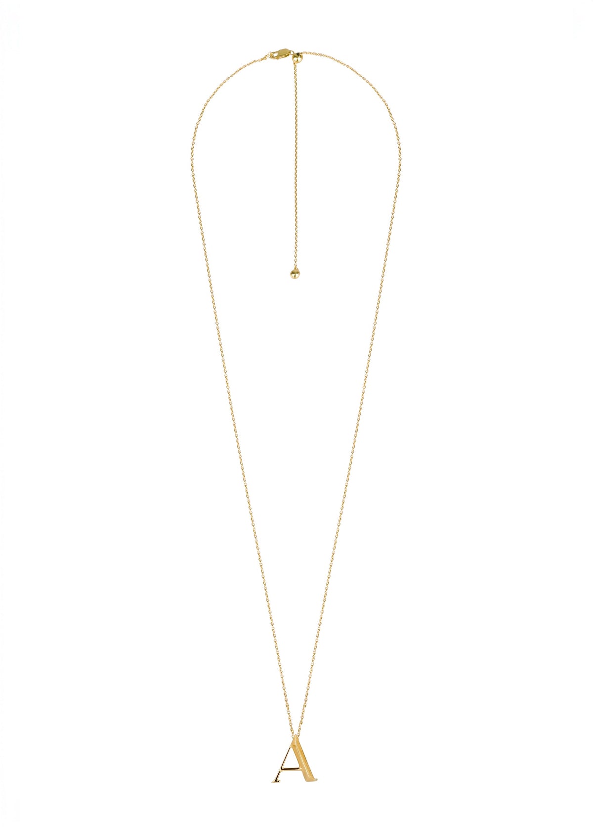 Narbut Pendant «А» Gold-Plated