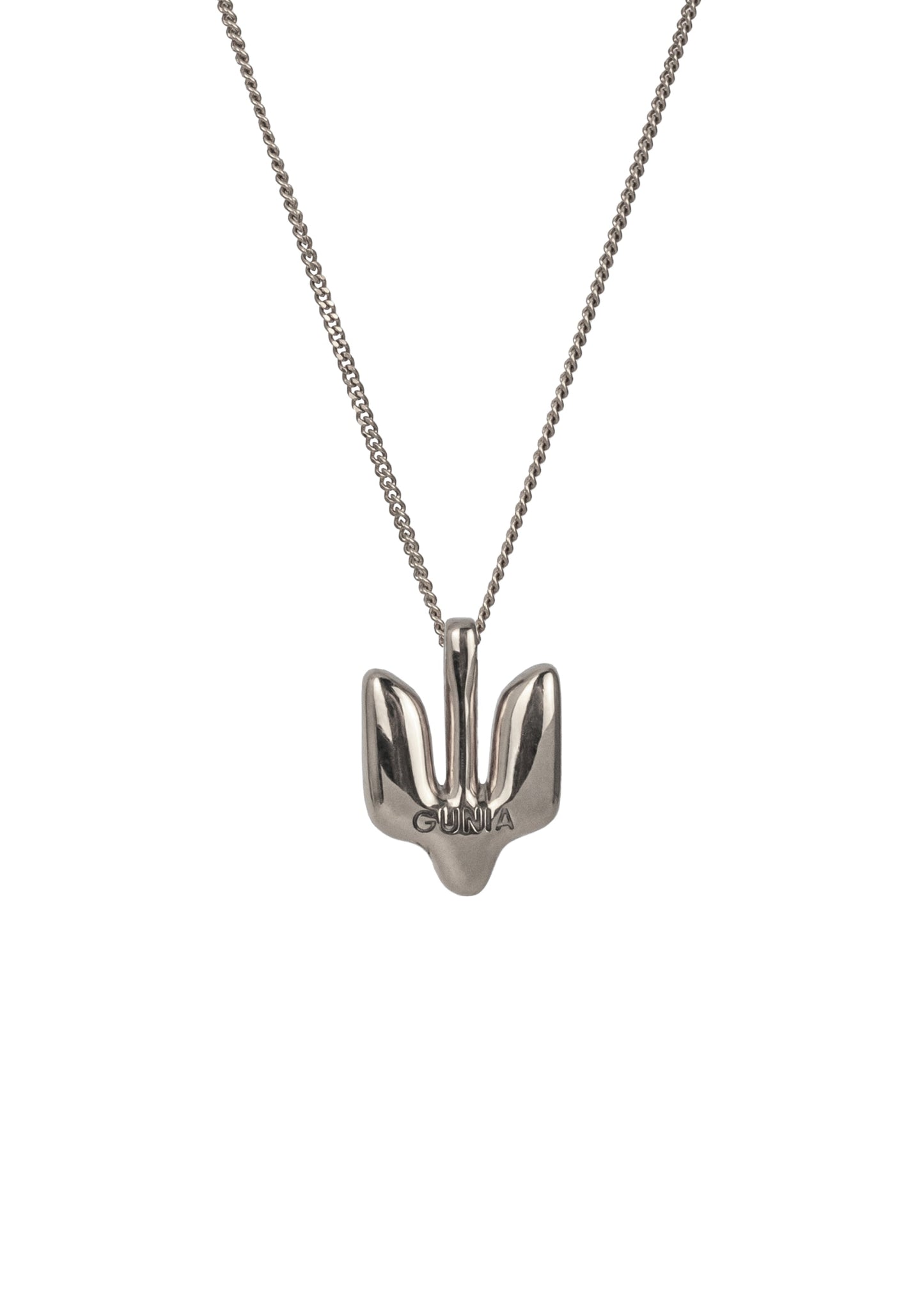 Silver Pendant Trident small