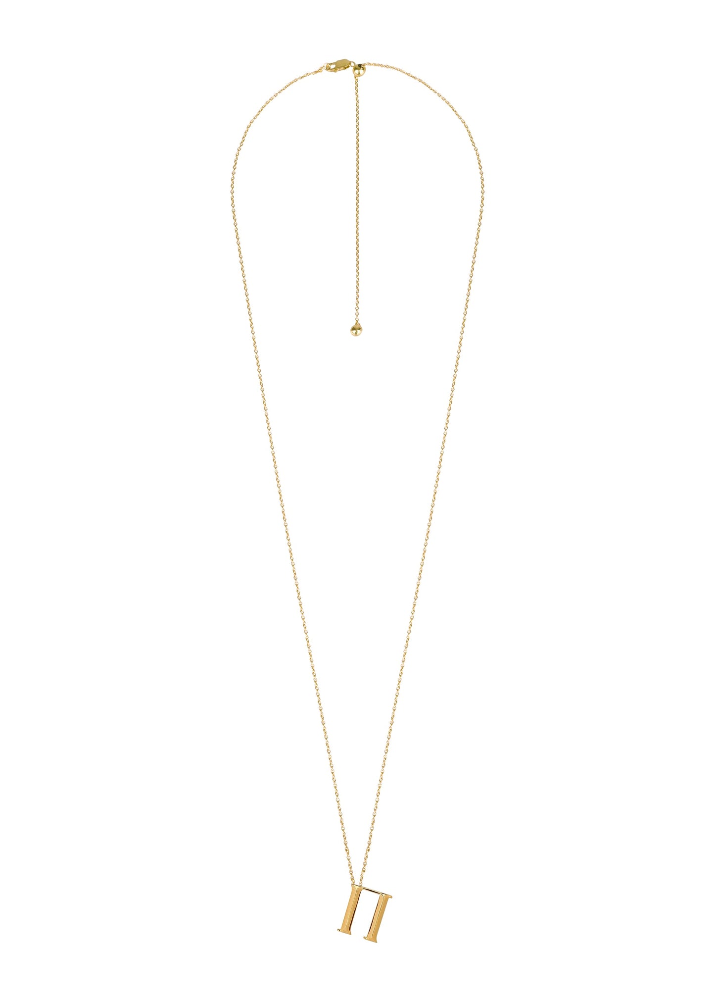 Narbut Pendant «П» Gold-Plated