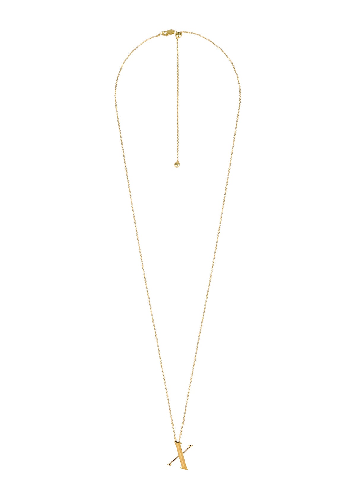 Narbut Pendant «Х» Gold-Plated