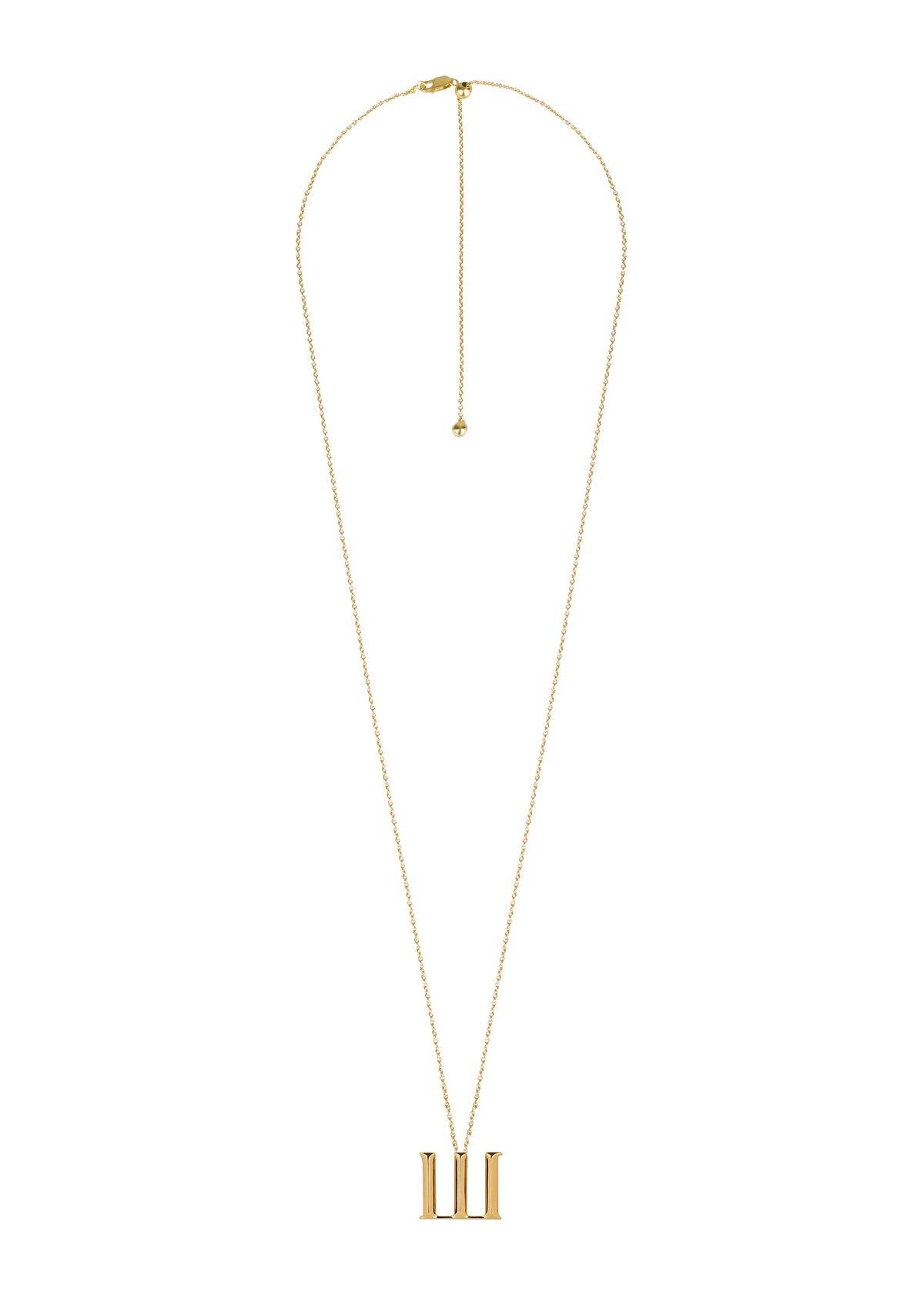 Narbut Pendant «Ш» Gold-Plated