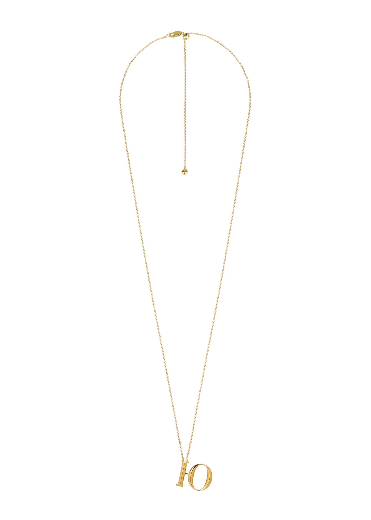 Narbut Pendant «Ю» Gold-Plated