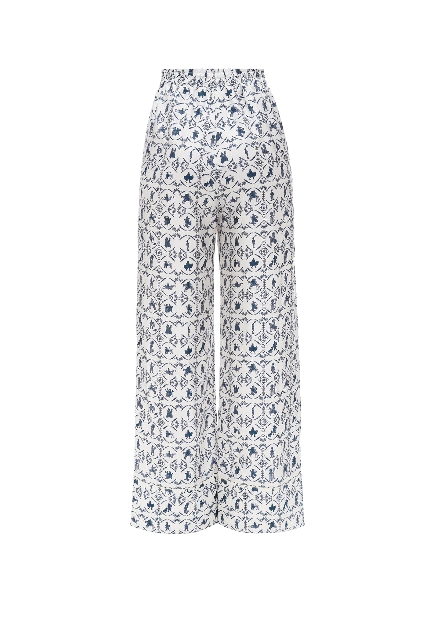 Silk Pants Vechornytsi in White