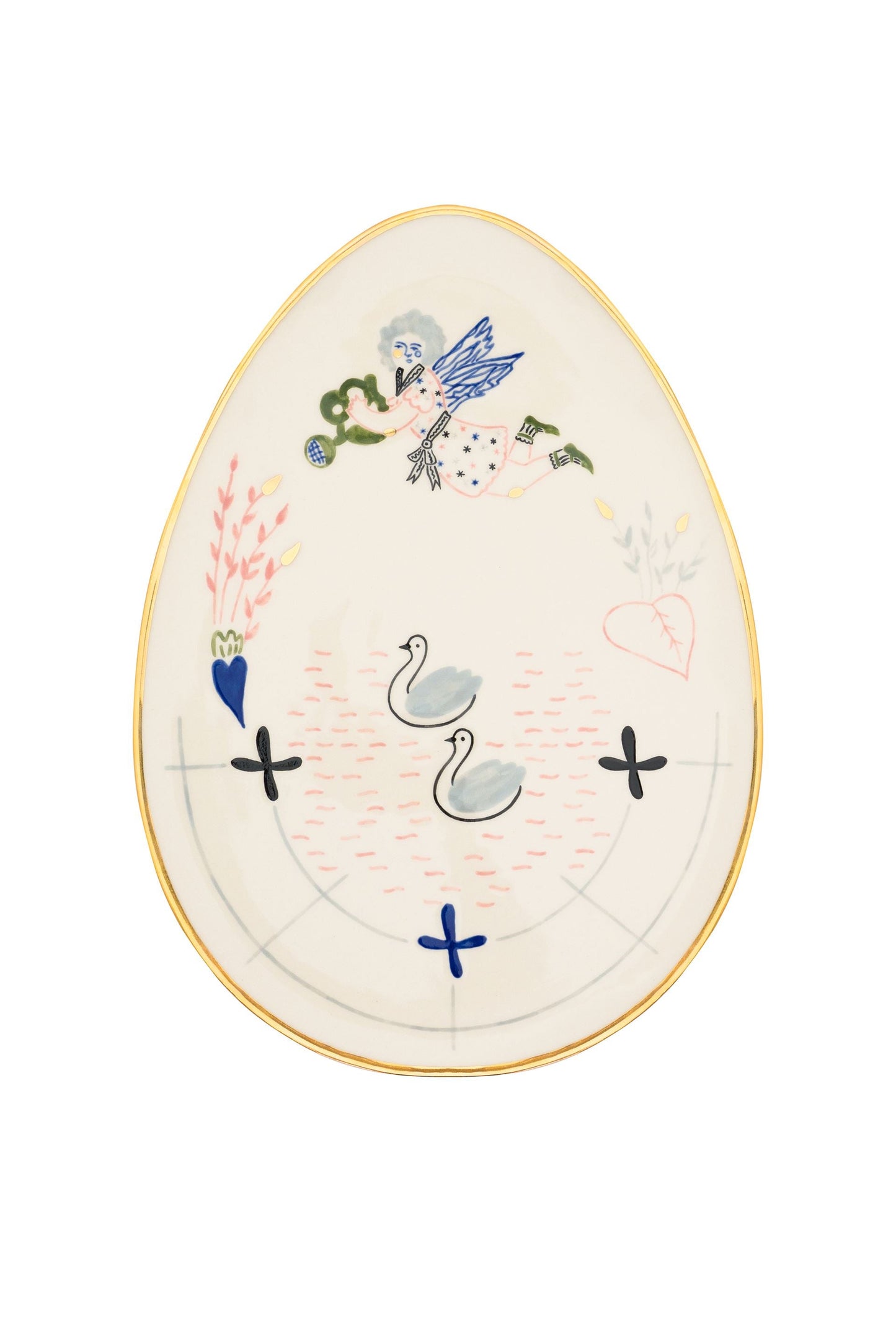 Oval Plate Naïve Pond