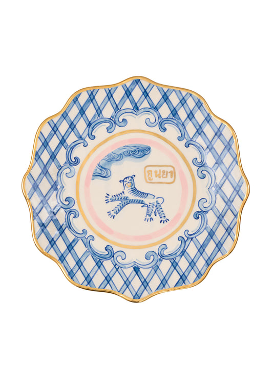 Scallop Plate with Tiger GUNIA x Pryvity