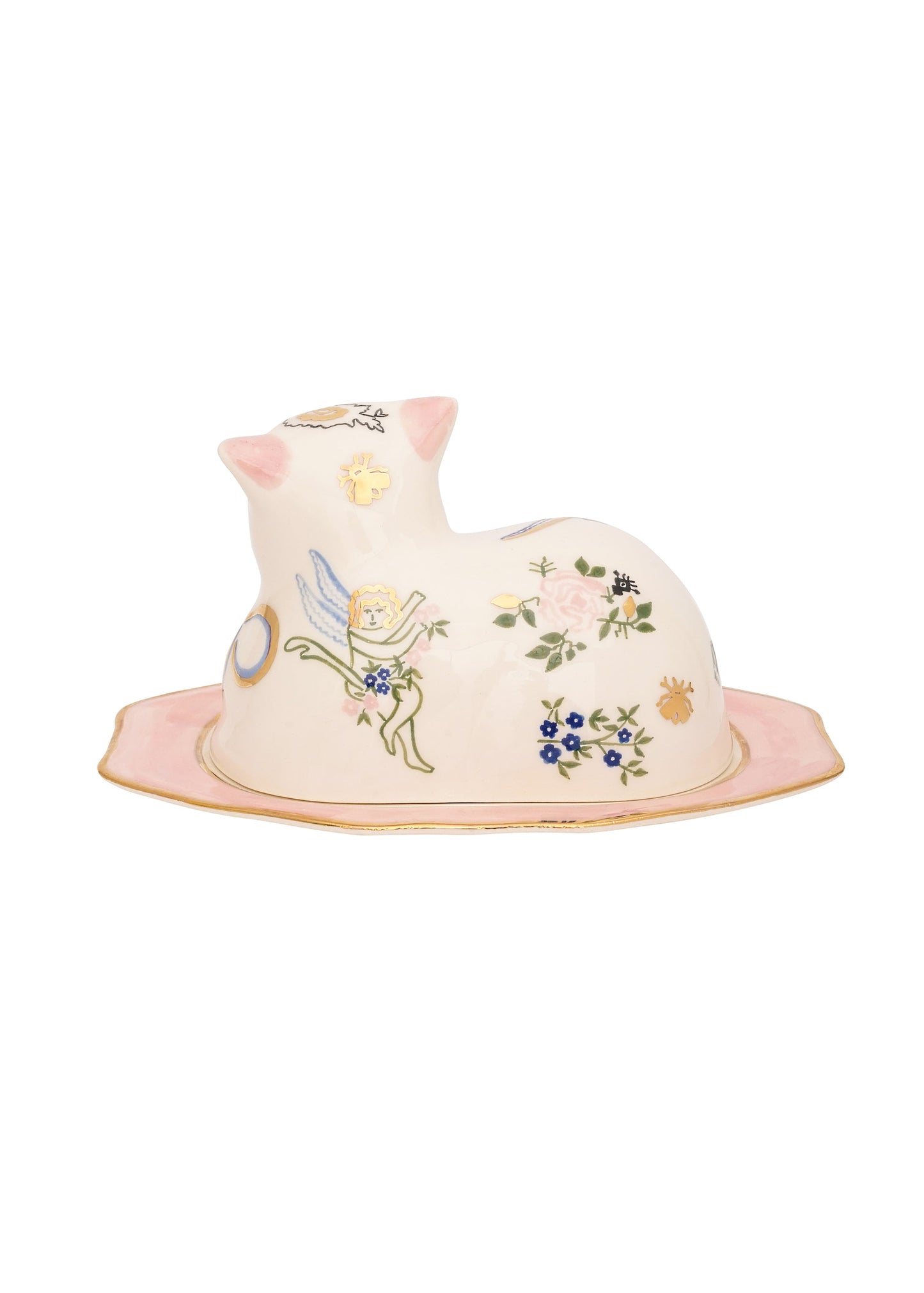 Kitty Butter Dish