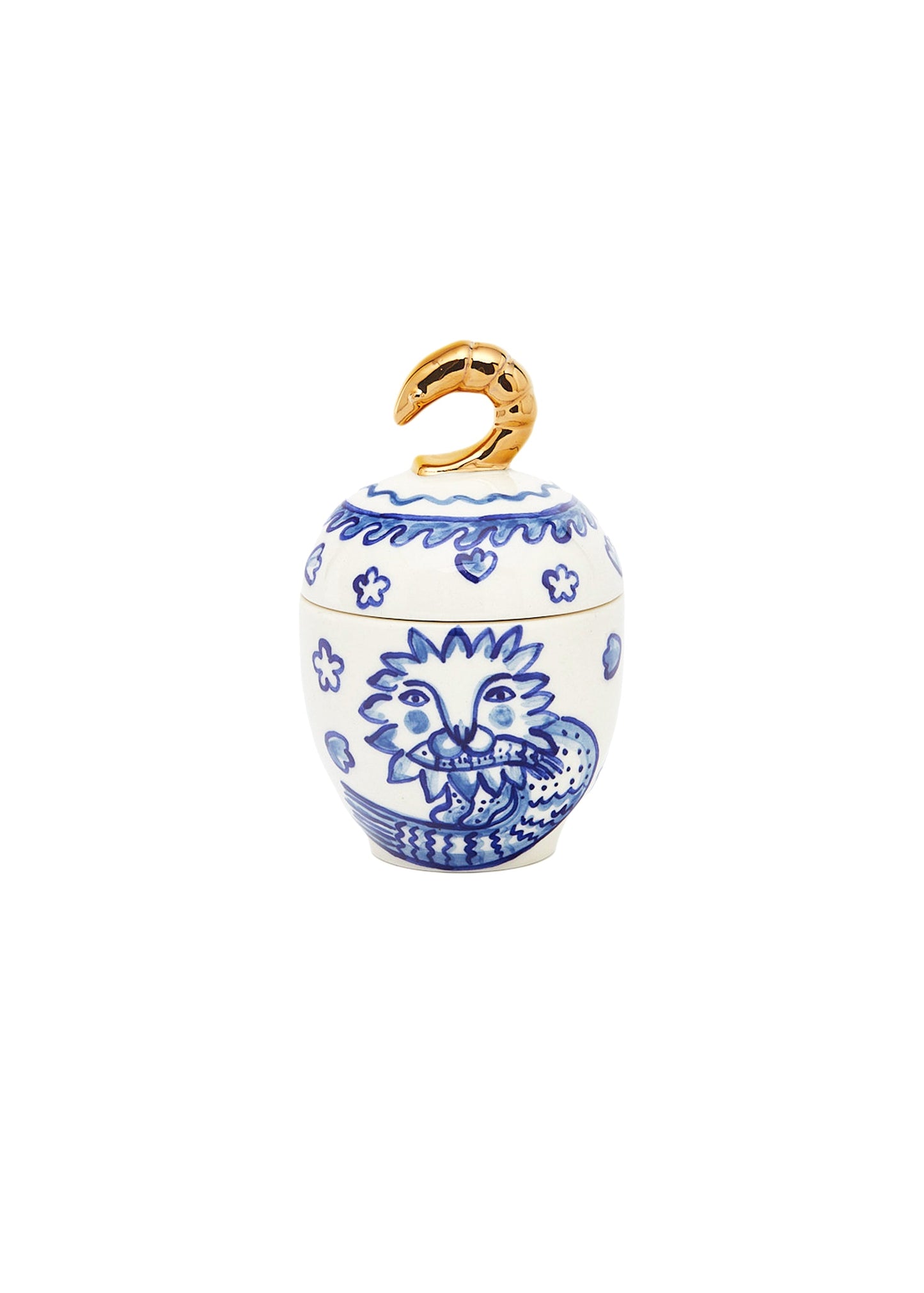 Small "Sirens" Ceramic sugar bowl
