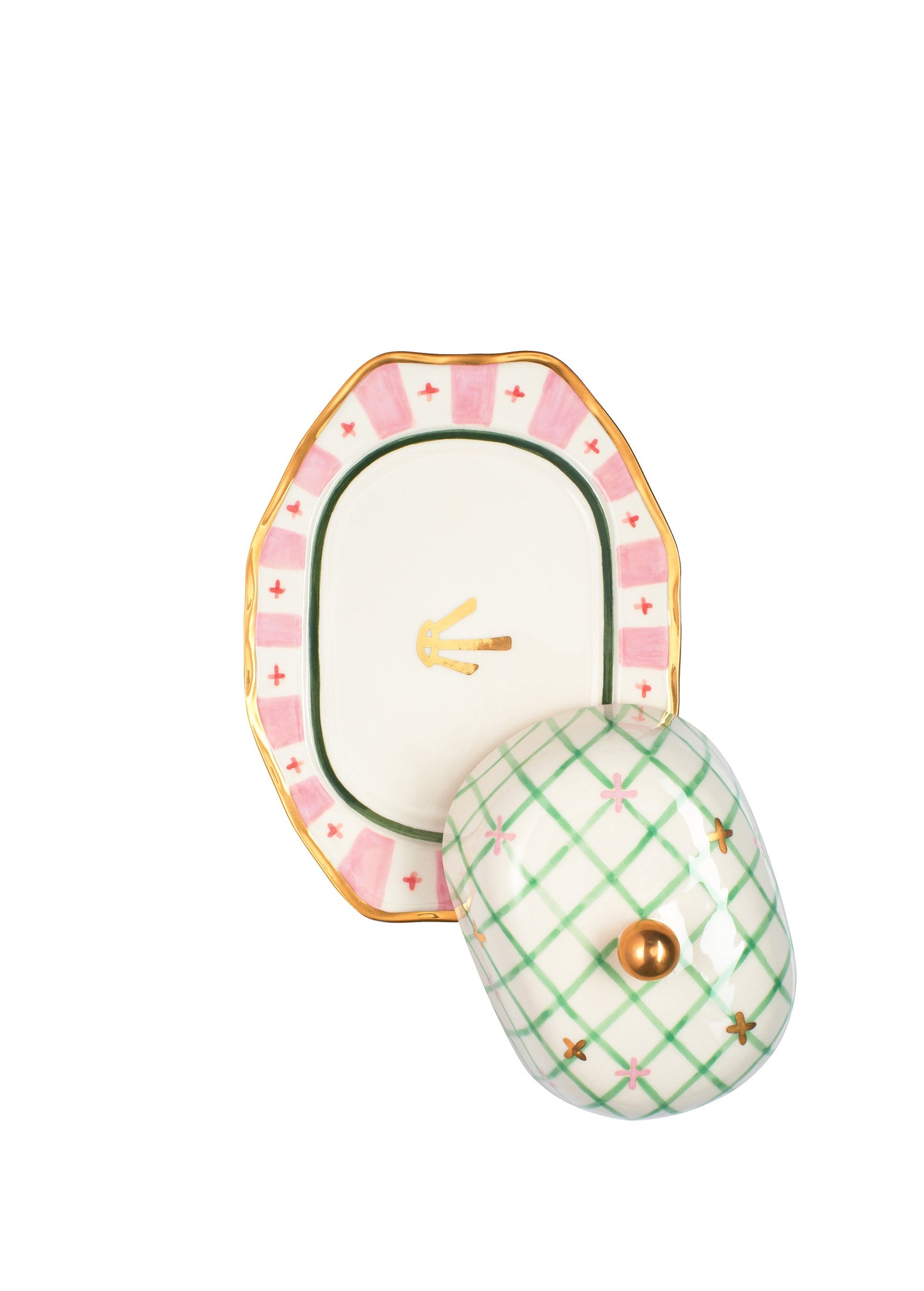 Ceramic butter dish