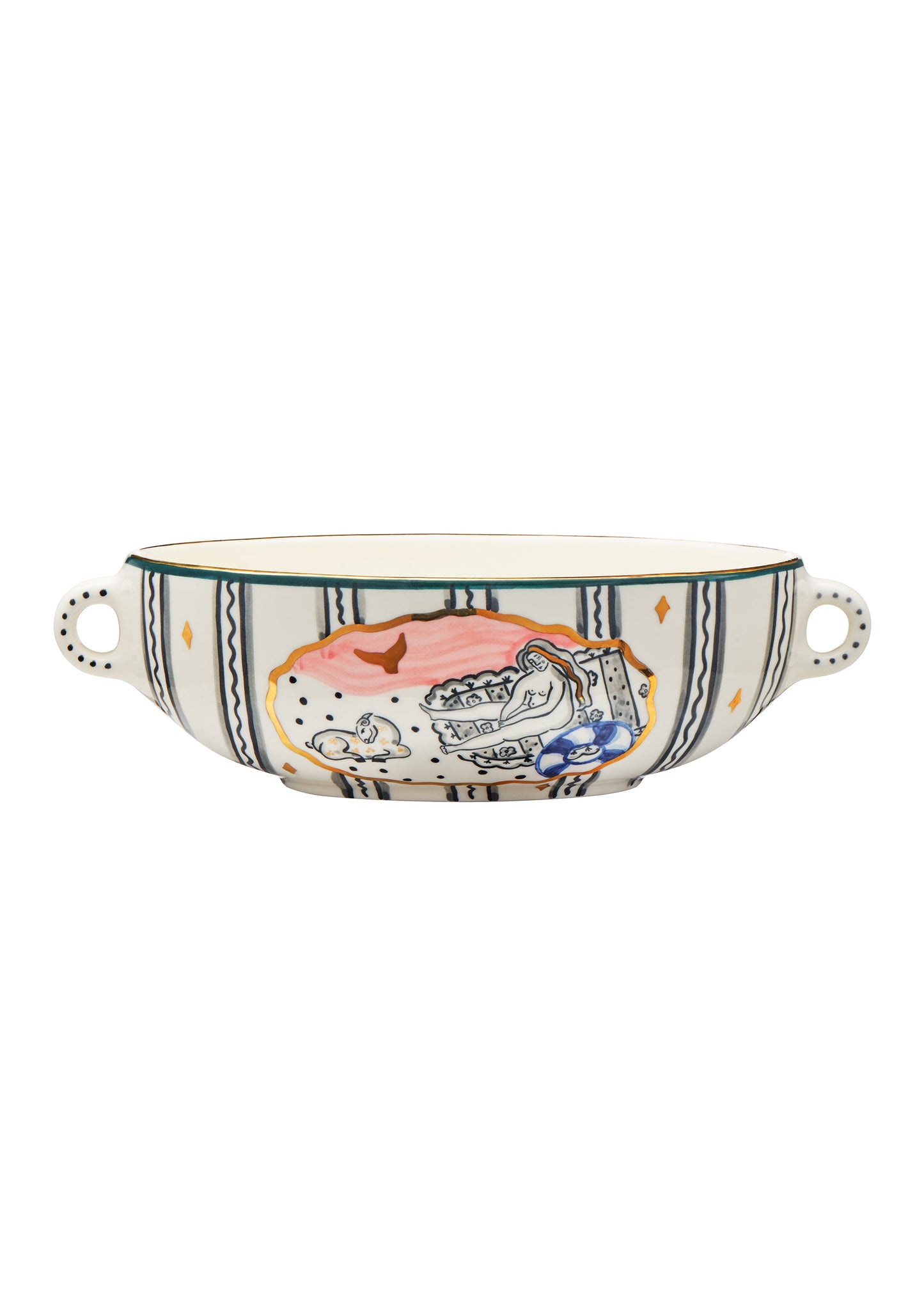 Mermaids and Figs Fruit Bowl