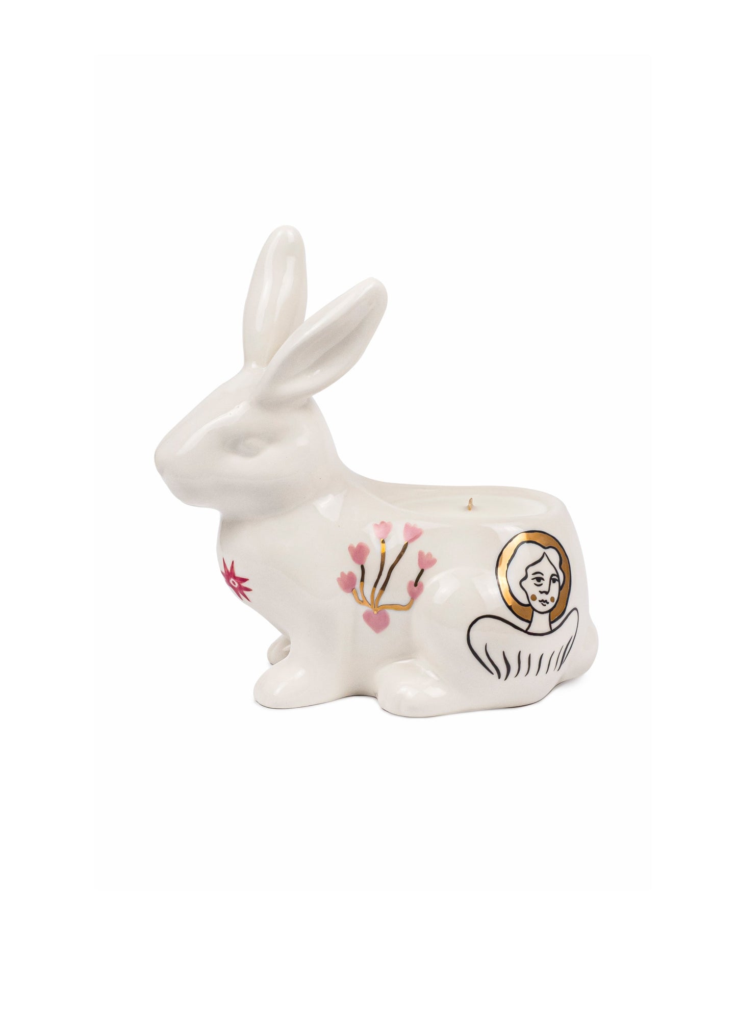 Soy candle rabbit