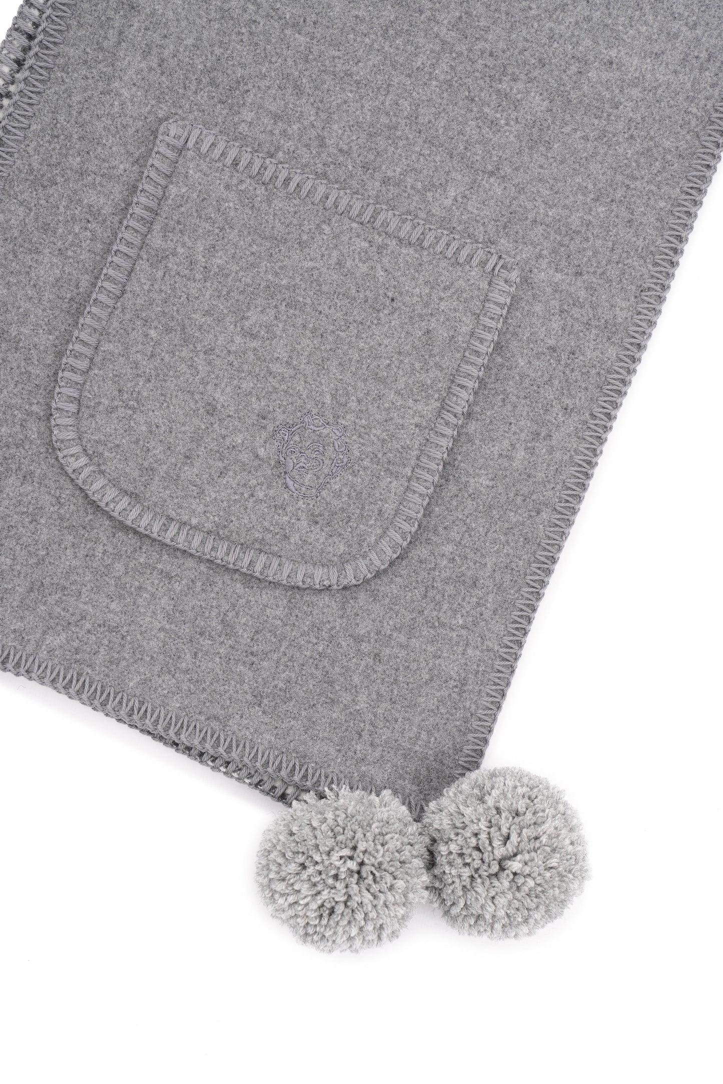 GUNIA Cashmere Scarf in Grey