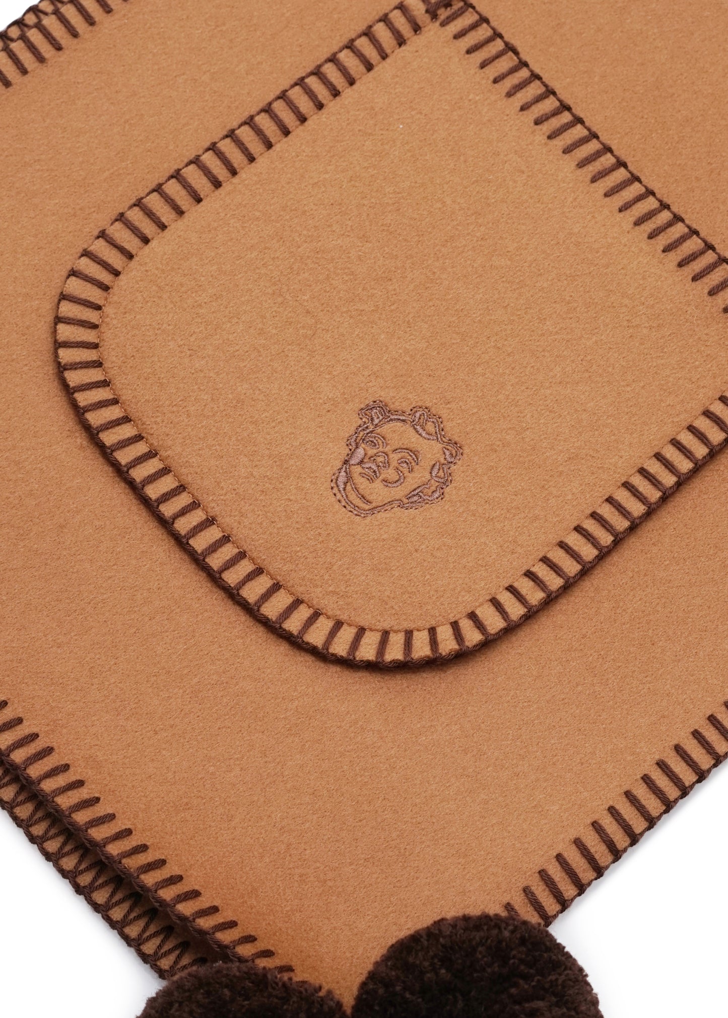 GUNIA Cashmere Scarf in Rust