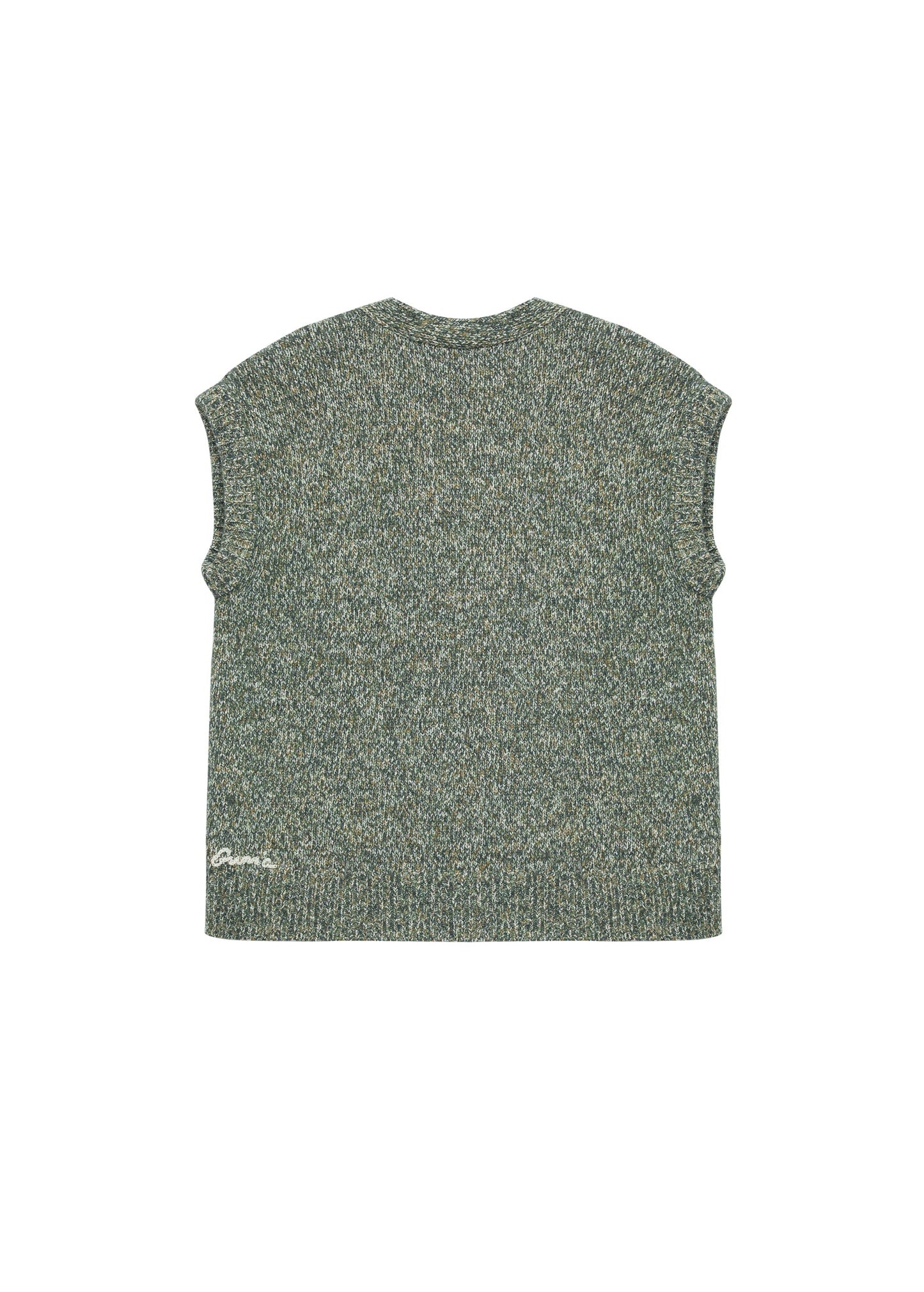 Mélange Button Up Vest