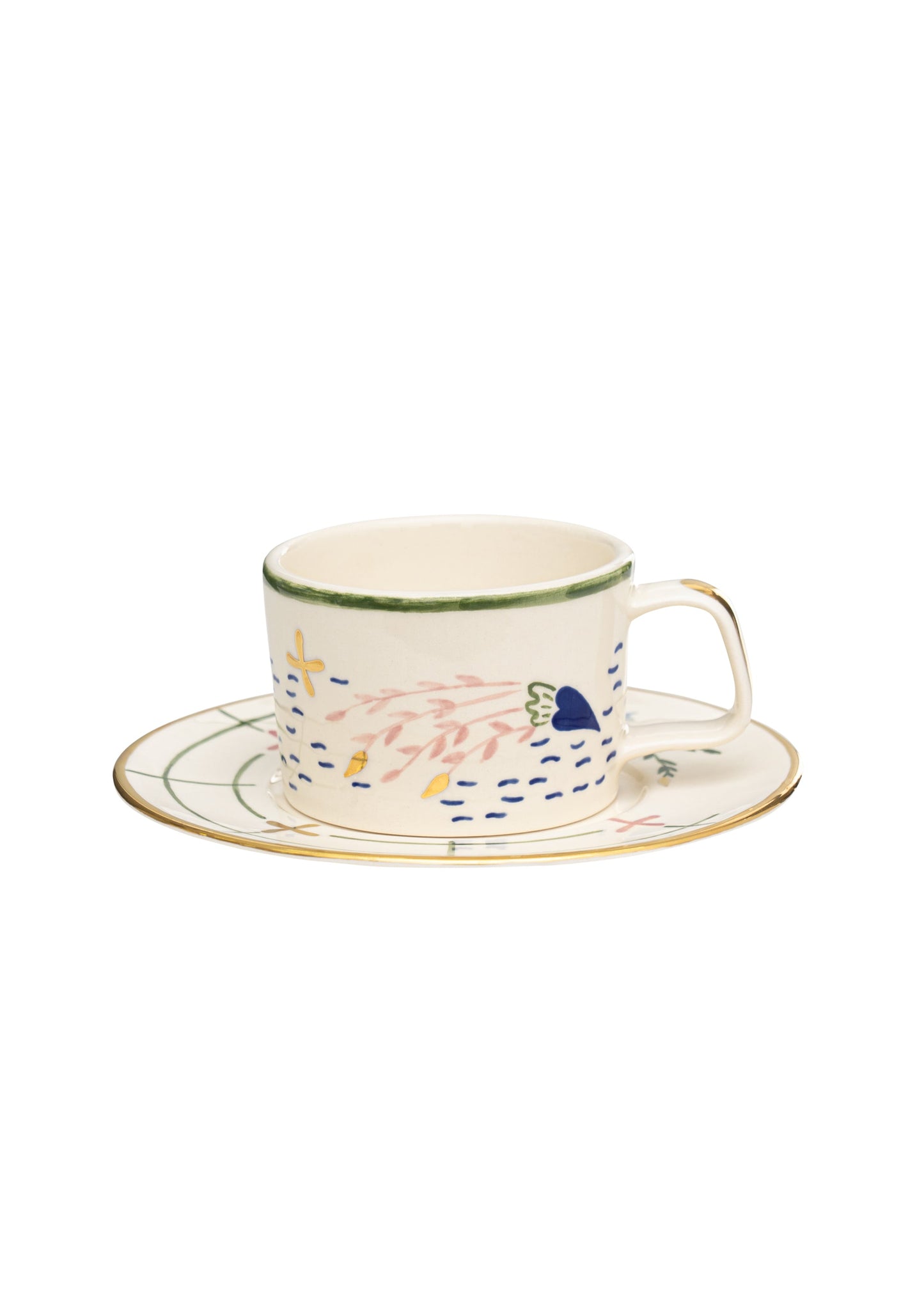 Tea Cup and Saucer Set Pond