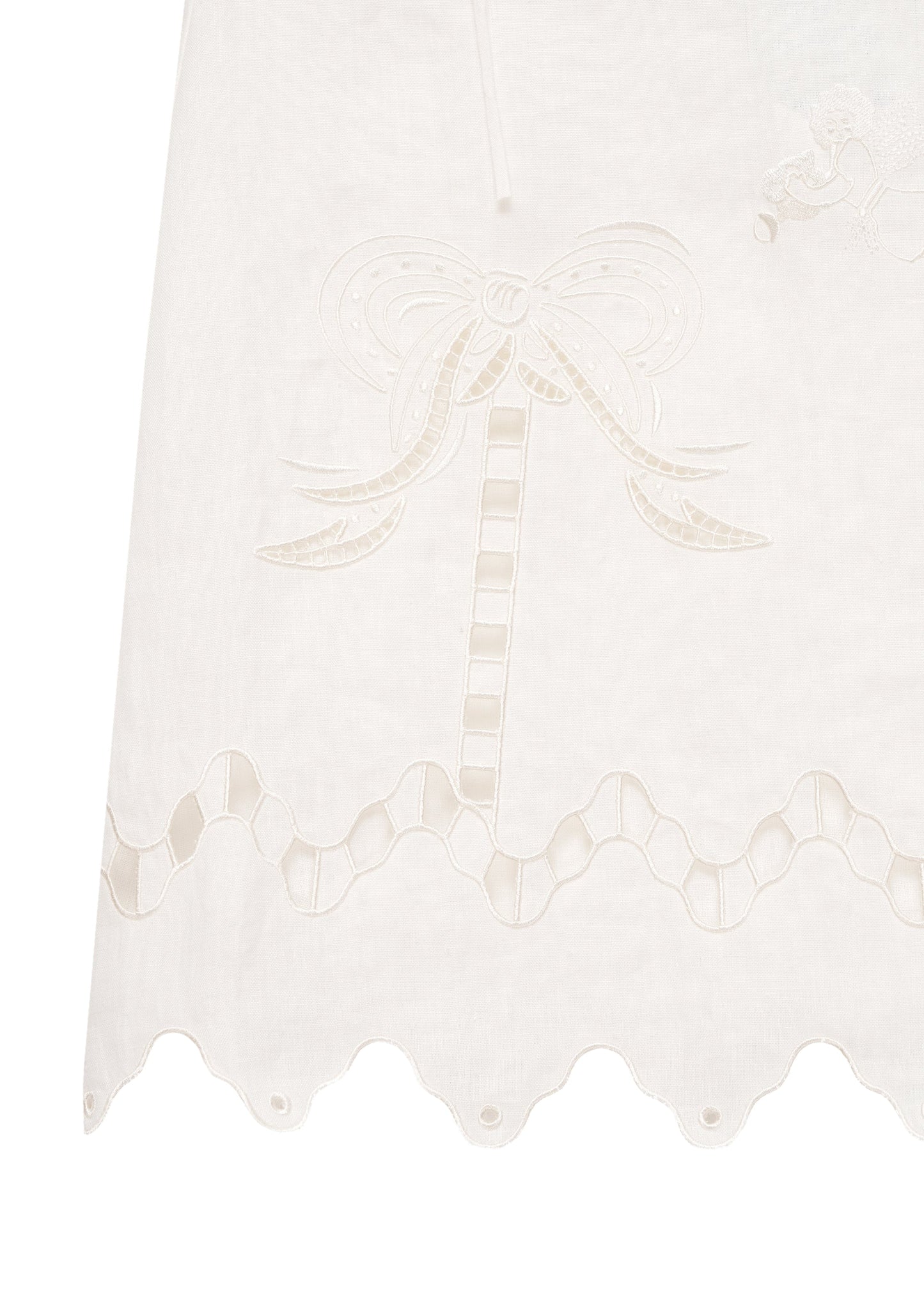 Yasna Embroidered Top in Milk