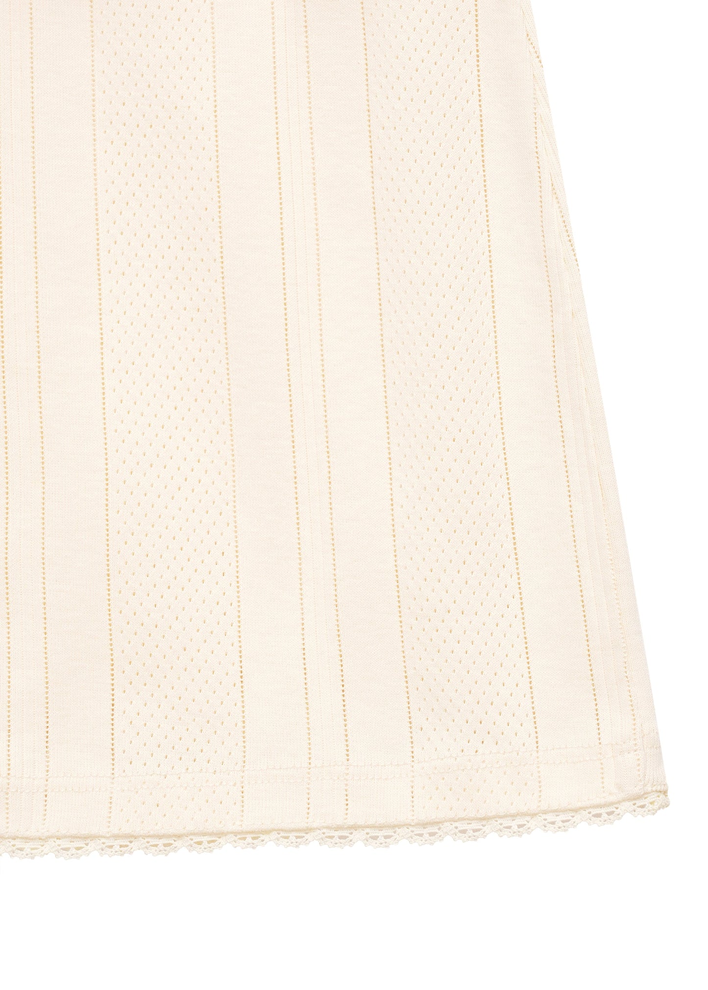 Textured Shorts in Milk
