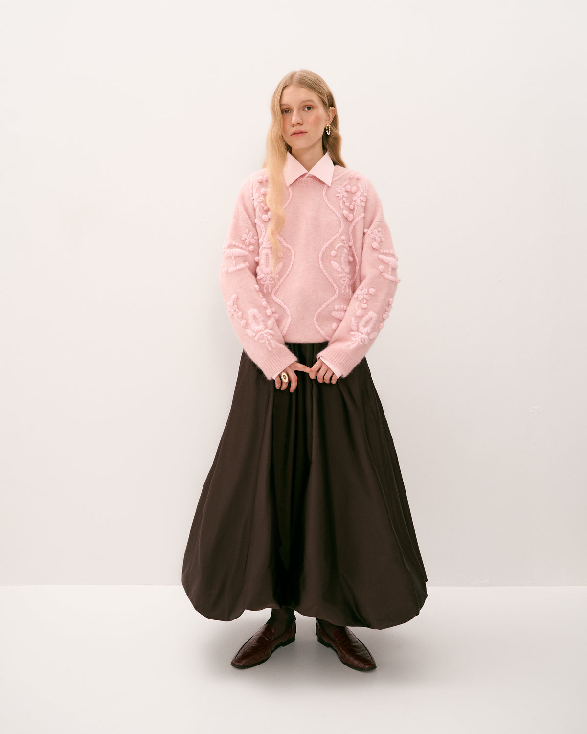 Sweater Flowers in Pink